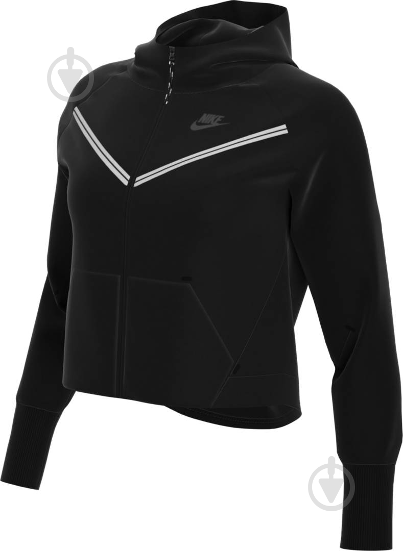Джемпер Nike TCH FLC WR HOODIE FZ CW4298-010 р.S черный - фото 3 Джемпер Nike TCH FLC WR HOODIE FZ CW4298-010 р.S черный - фото 3
