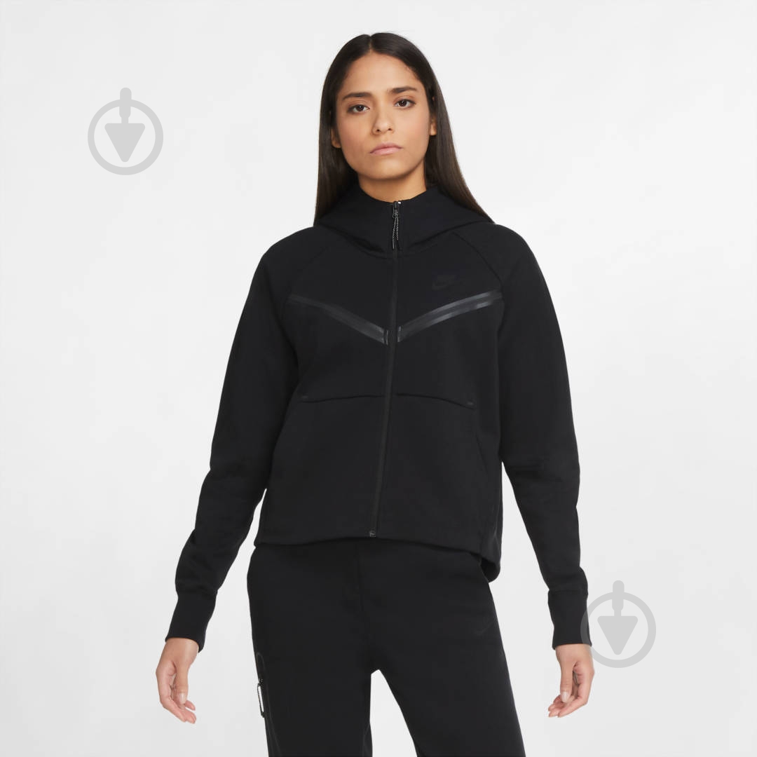 Джемпер Nike TCH FLC WR HOODIE FZ CW4298-010 р.S черный - фото 4 Джемпер Nike TCH FLC WR HOODIE FZ CW4298-010 р.S черный - фото 4