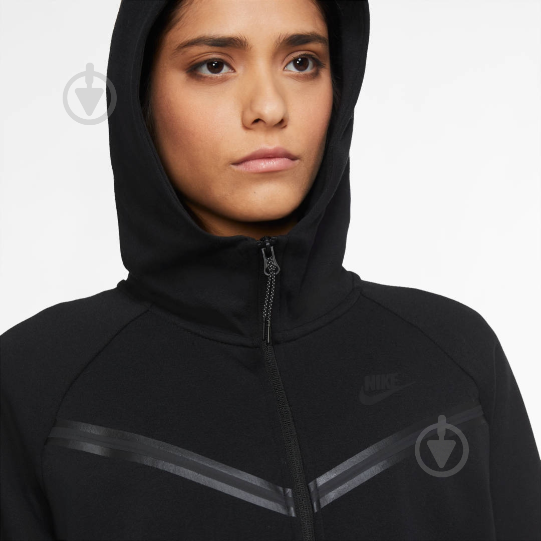 Джемпер Nike TCH FLC WR HOODIE FZ CW4298-010 р.XS черный - фото 6