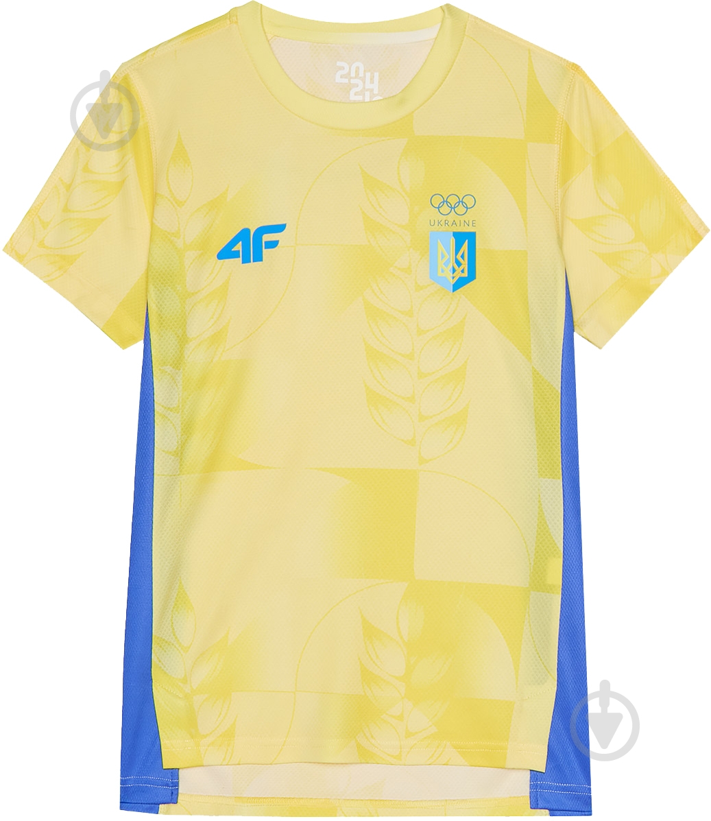 Футболка 4F 4FOSS24TFTSF1475-71S р.L жовтий - фото 5