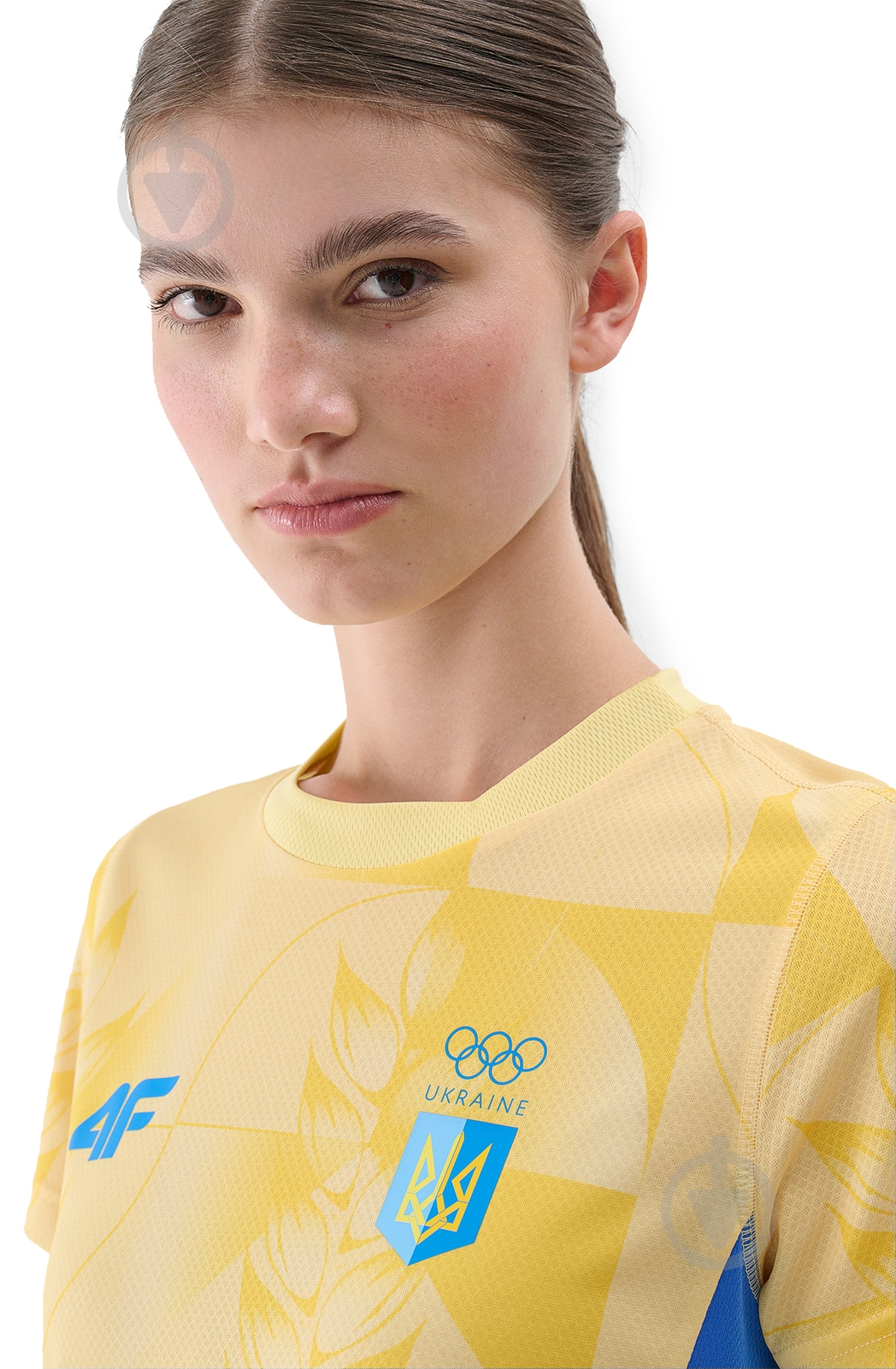 Футболка 4F 4FOSS24TFTSF1475-71S р.L жовтий - фото 3
