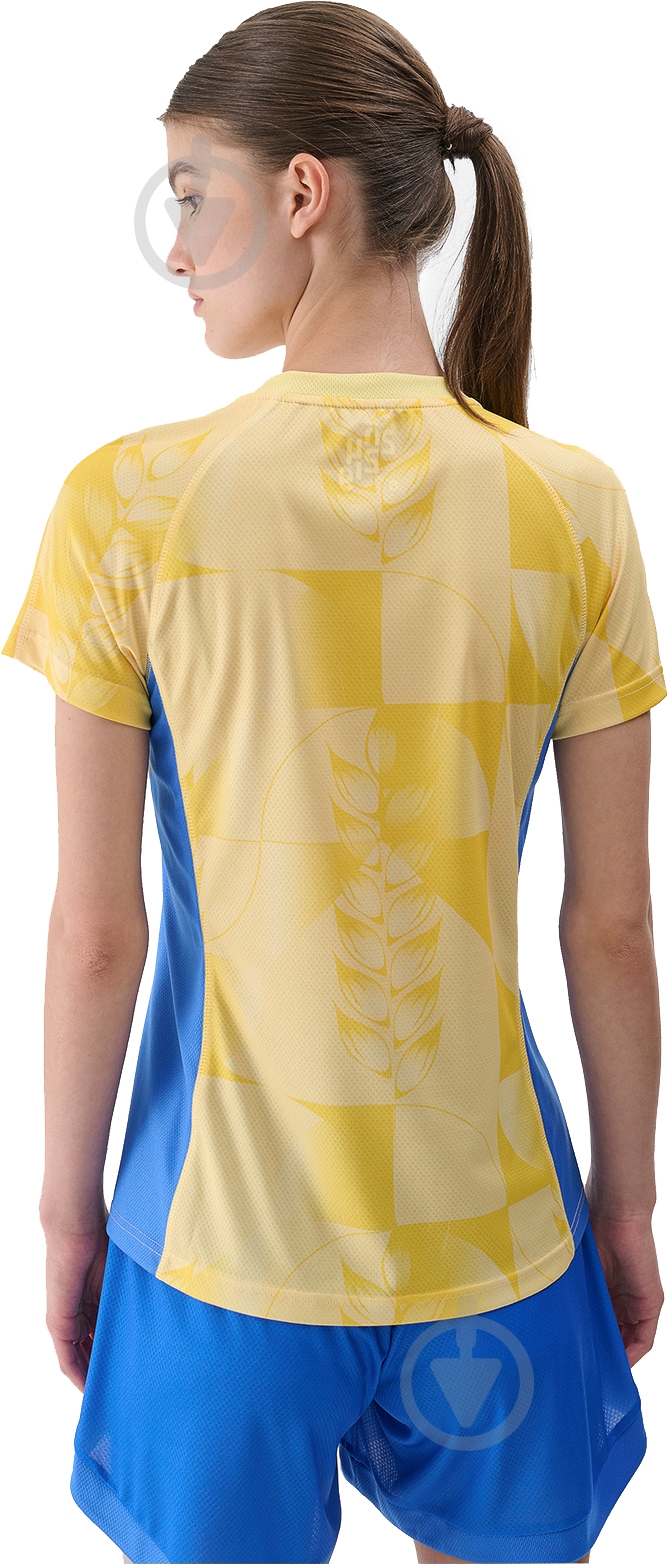 Футболка 4F 4FOSS24TFTSF1475-71S р.L жовтий - фото 2