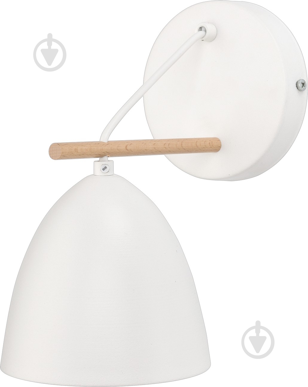 Бра TK Lighting Aida 1x60 Вт E27 белый/дерево 2384 - фото 1 Бра TK Lighting Aida 1x60 Вт E27 белый/дерево 2384 - фото 1