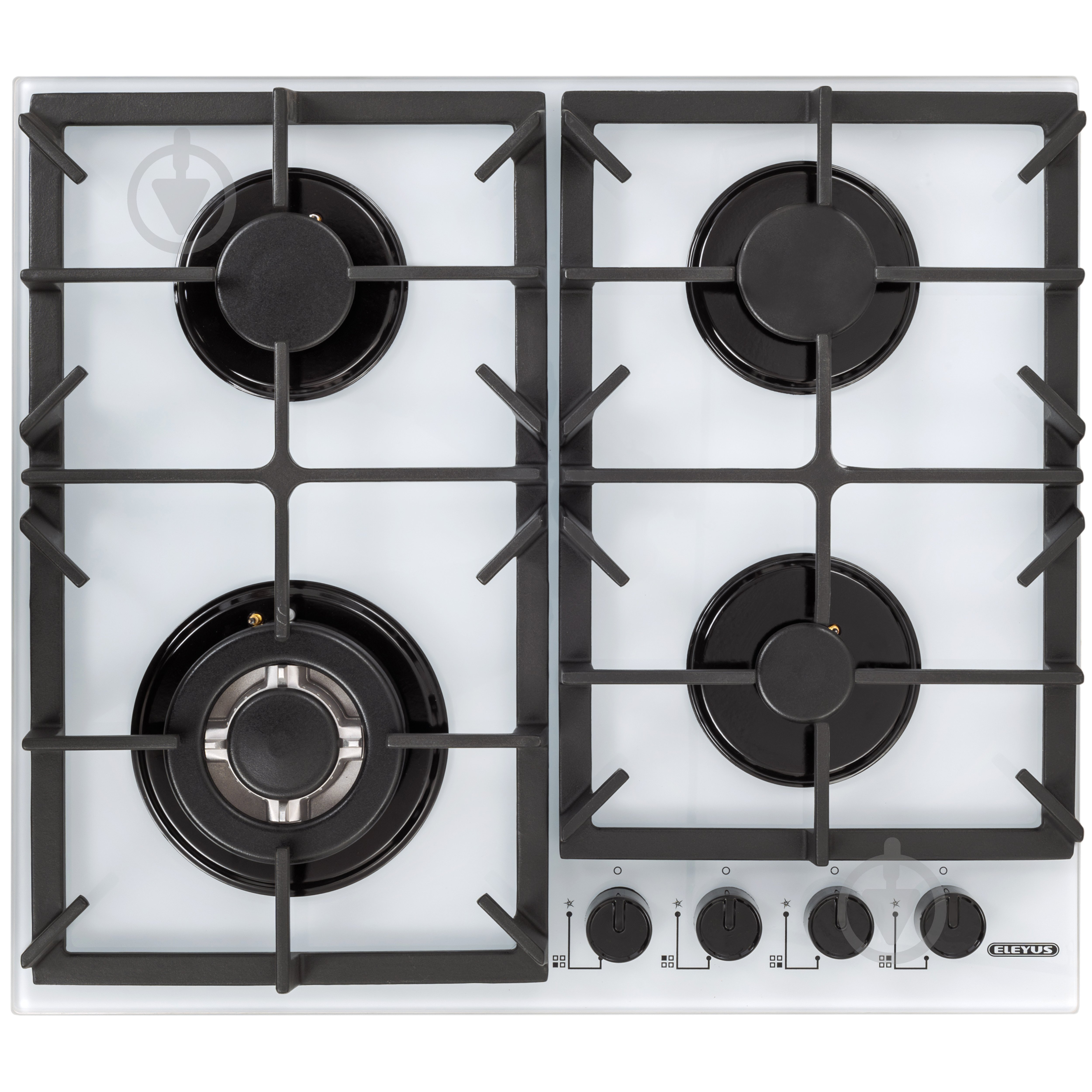 Варочная поверхность газовая Eleyus ALMADA 60 WH CTF - фото 1