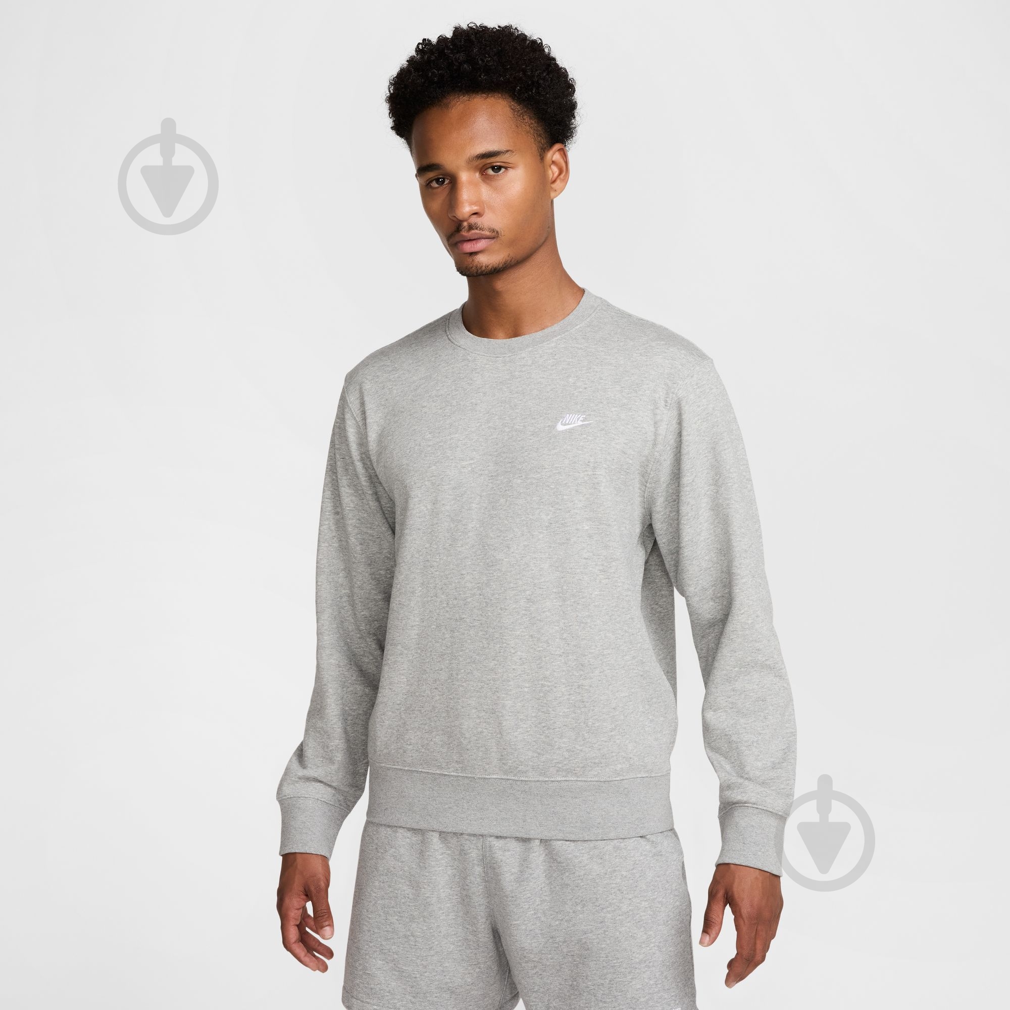 Свитшот Nike FN3888-063 р.XL серый - фото 1 Свитшот Nike FN3888-063 р.XL серый - фото 1