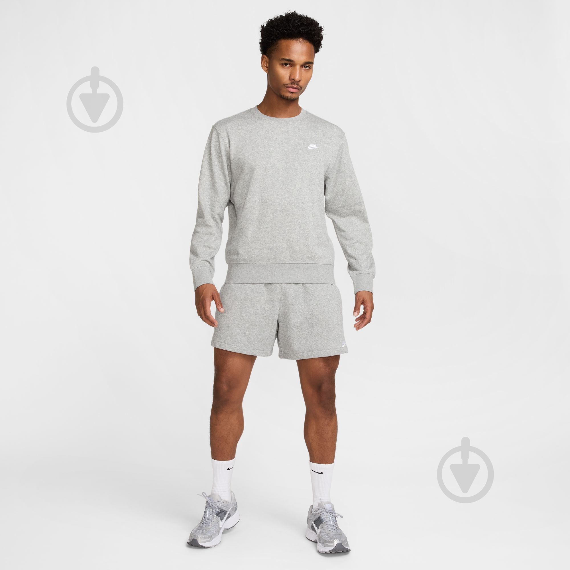 Свитшот Nike FN3888-063 р.XL серый - фото 5 Свитшот Nike FN3888-063 р.XL серый - фото 5