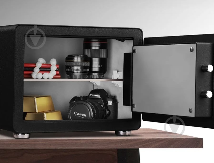 Сейф Xiaomi со сканером отпечатка пальца CRMCR BGX-X1-30MP Black - фото 5