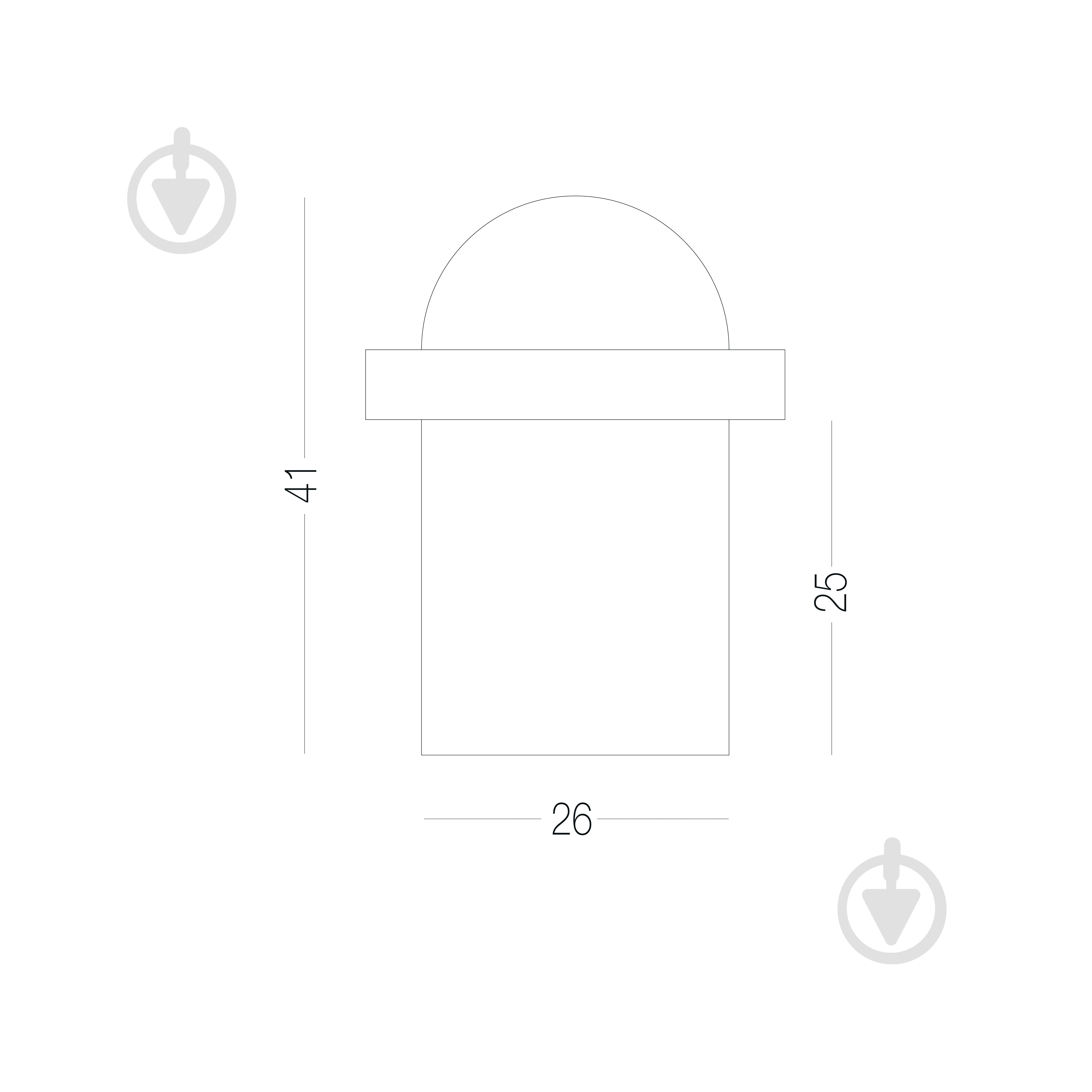 Стопор дверной MVM M-38L White белый - фото 3