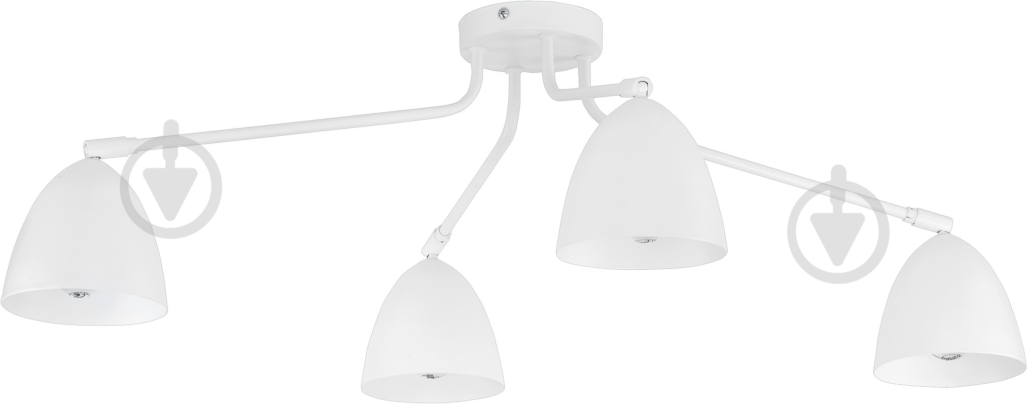 Люстра стельова TK Lighting Loretta 4x60 Вт E27 білий 2373 - фото 1