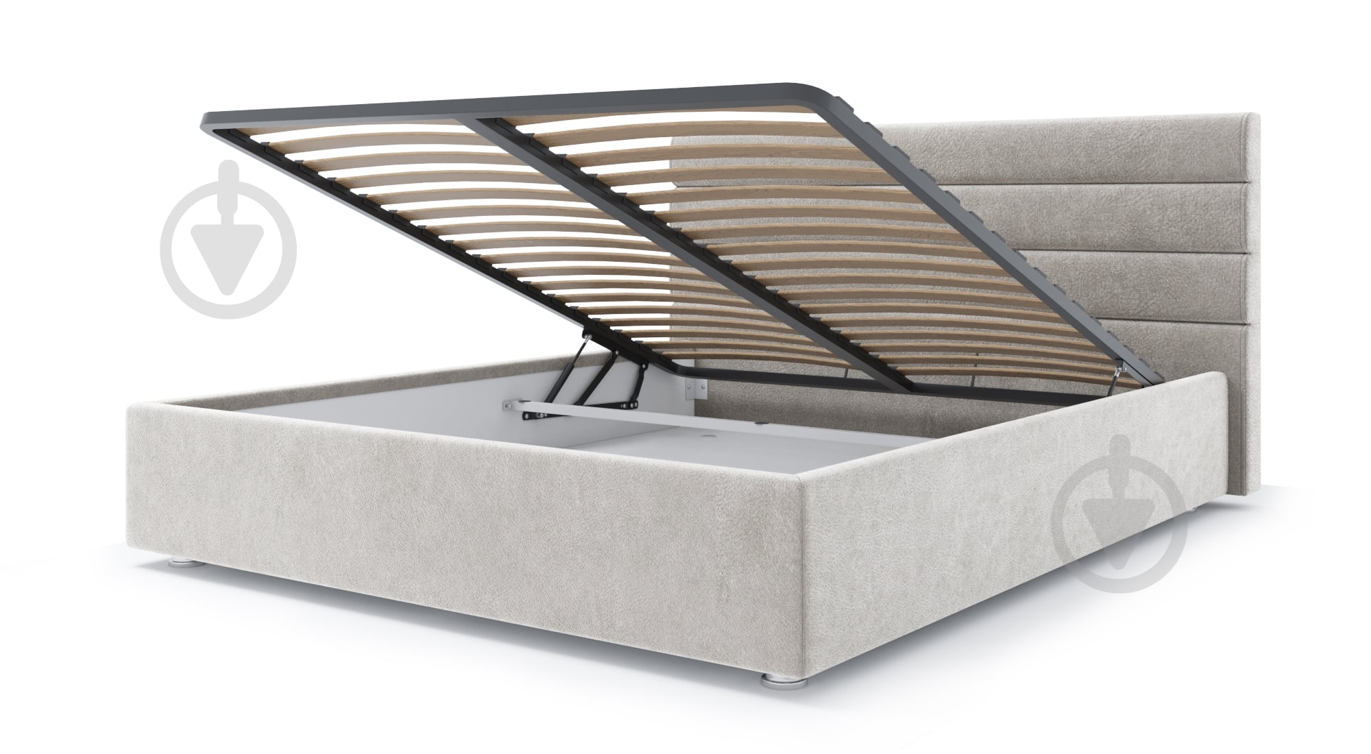 Кровать SOFYNO Лидер морант 06 140x200 см бежевый - фото 2