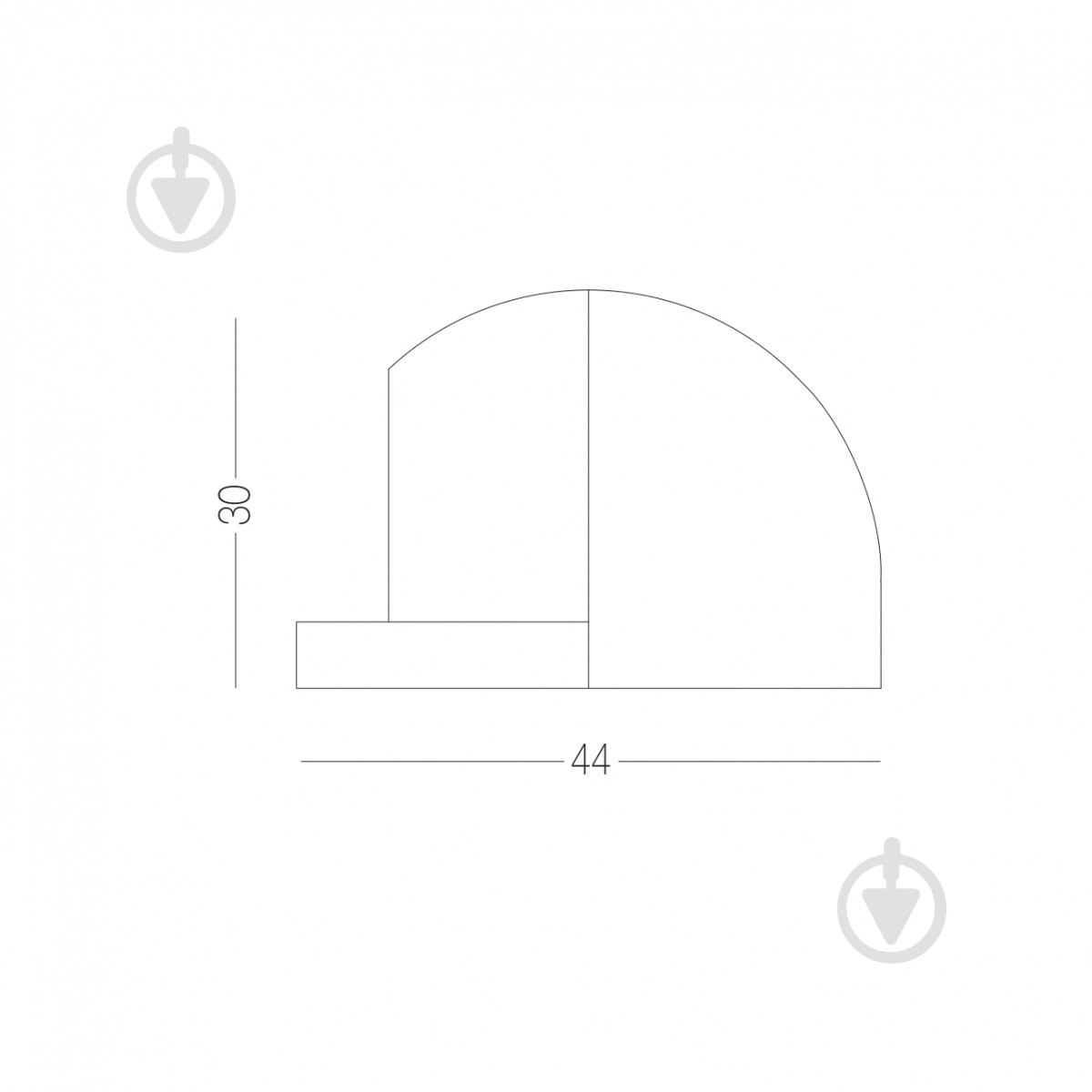 Стопор дверной MVM M-42L White белый - фото 4 Стопор дверной MVM M-42L White белый - фото 4