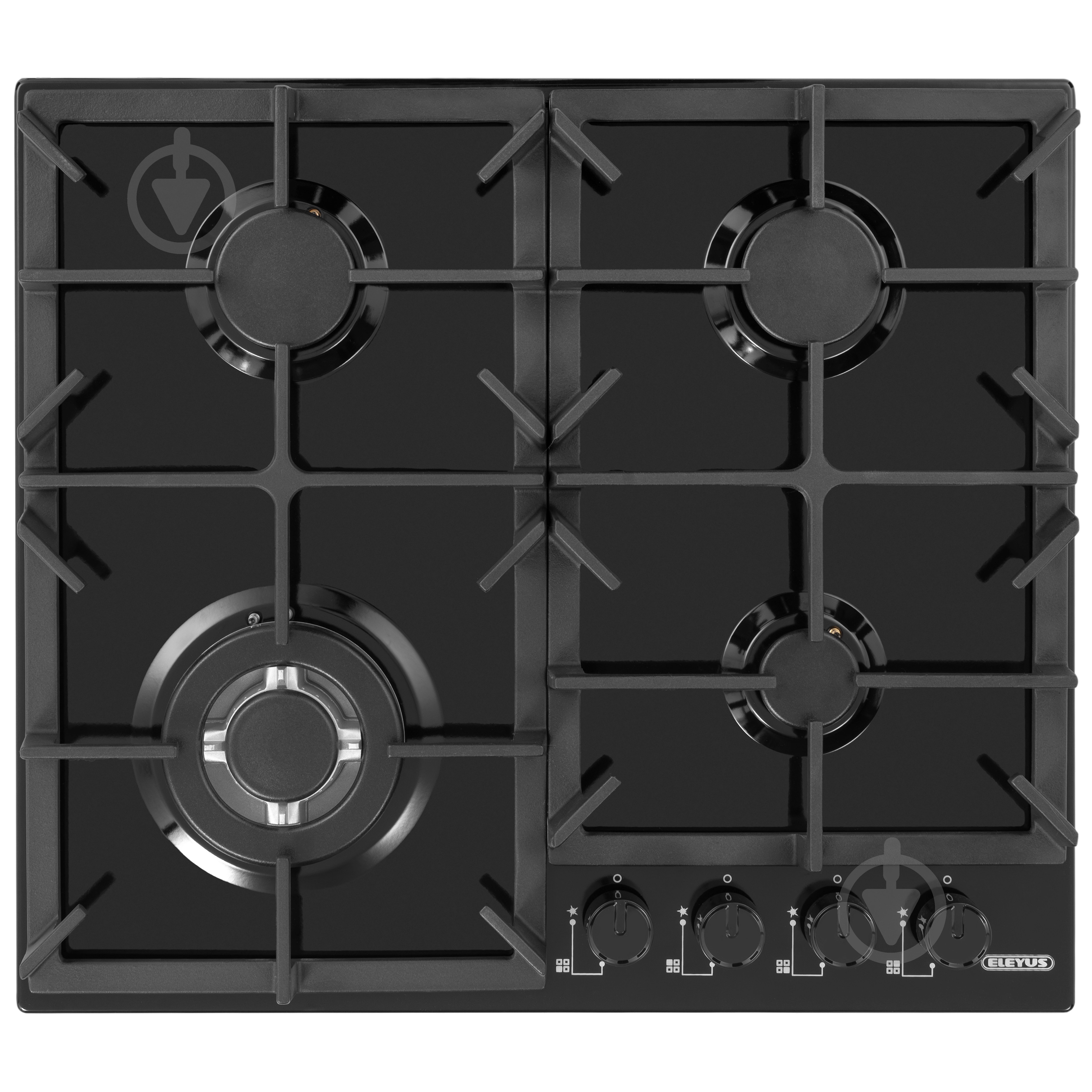 Варочная поверхность газовая Eleyus ALMERA 60 BL CTF - фото 1 Варочная поверхность газовая Eleyus ALMERA 60 BL CTF - фото 1