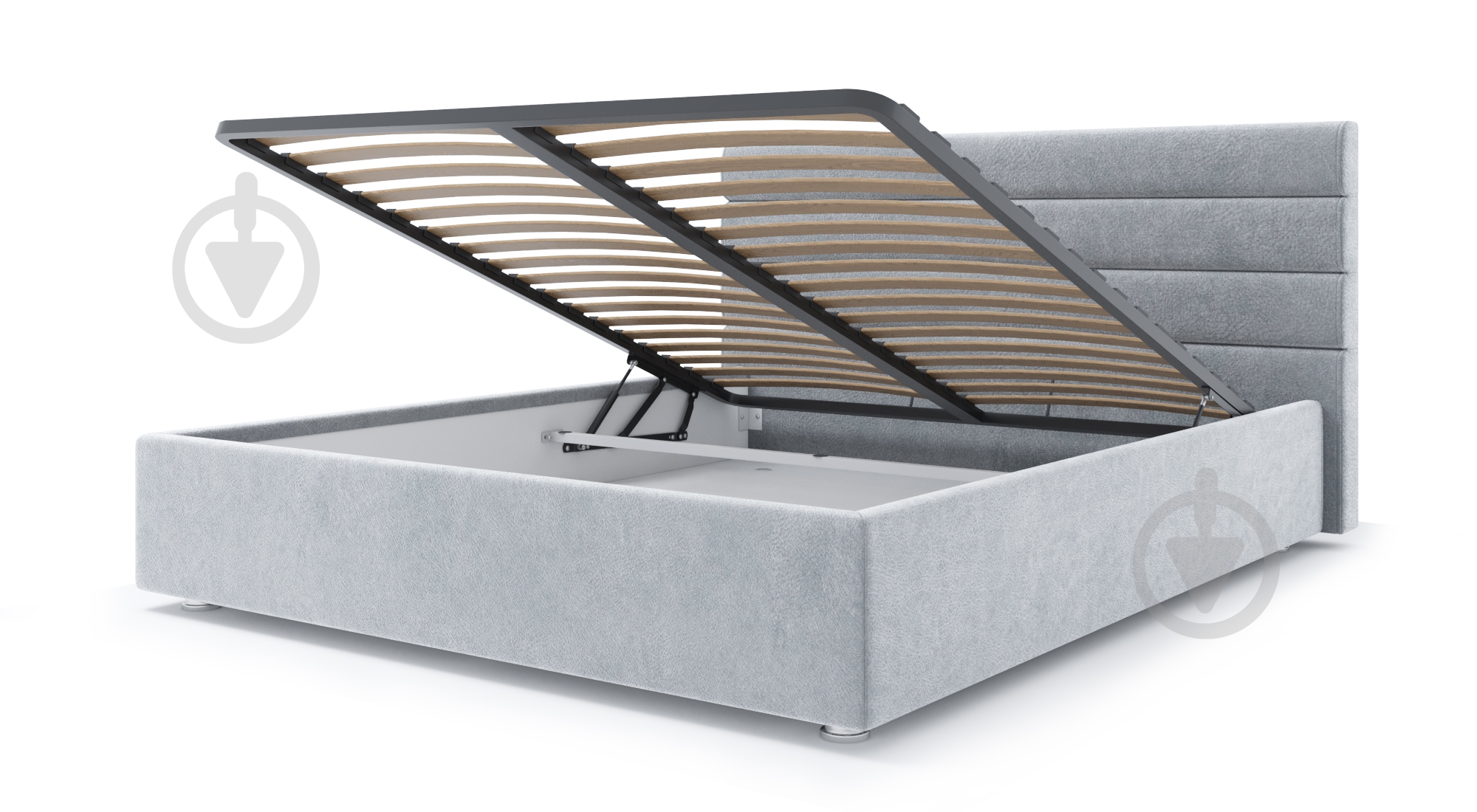 Кровать SOFYNO Лидер морант 08 160x200 см серый - фото 2 Кровать SOFYNO Лидер морант 08 160x200 см серый - фото 2