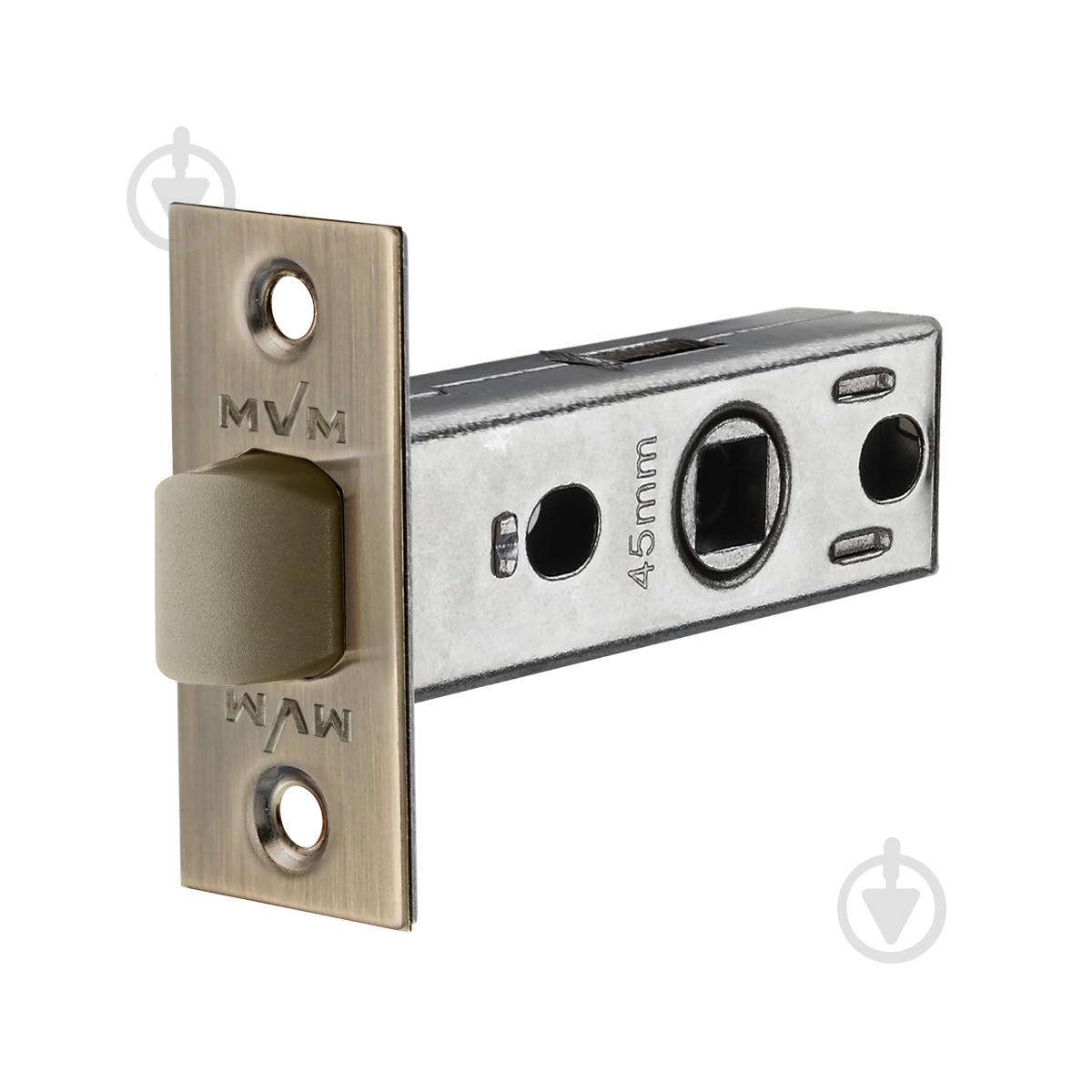 Защелка дверная MVM P-100 старая бронза - фото 1