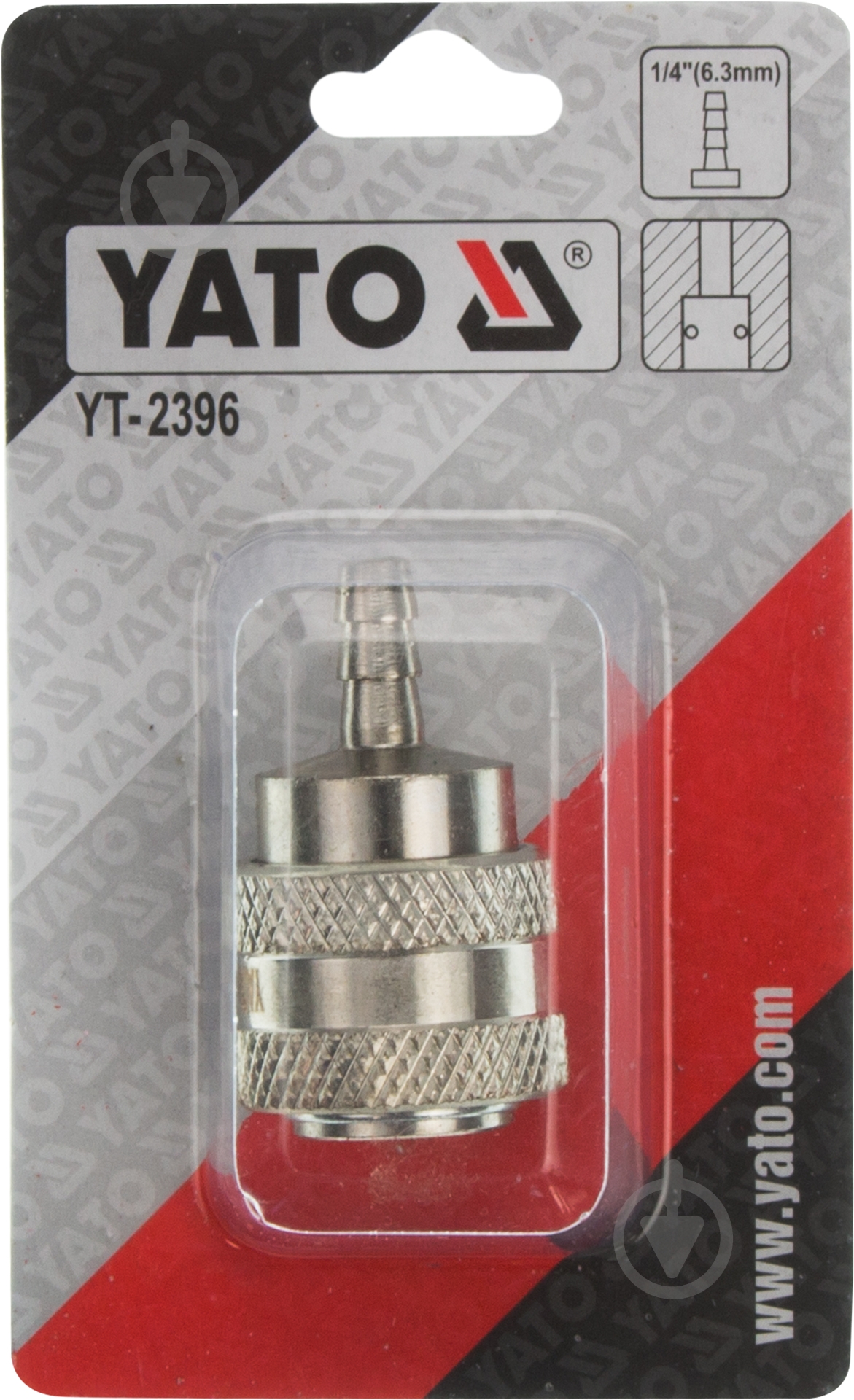 Быстросъем YATO на шланг 6 мм YT-2396 - фото 3