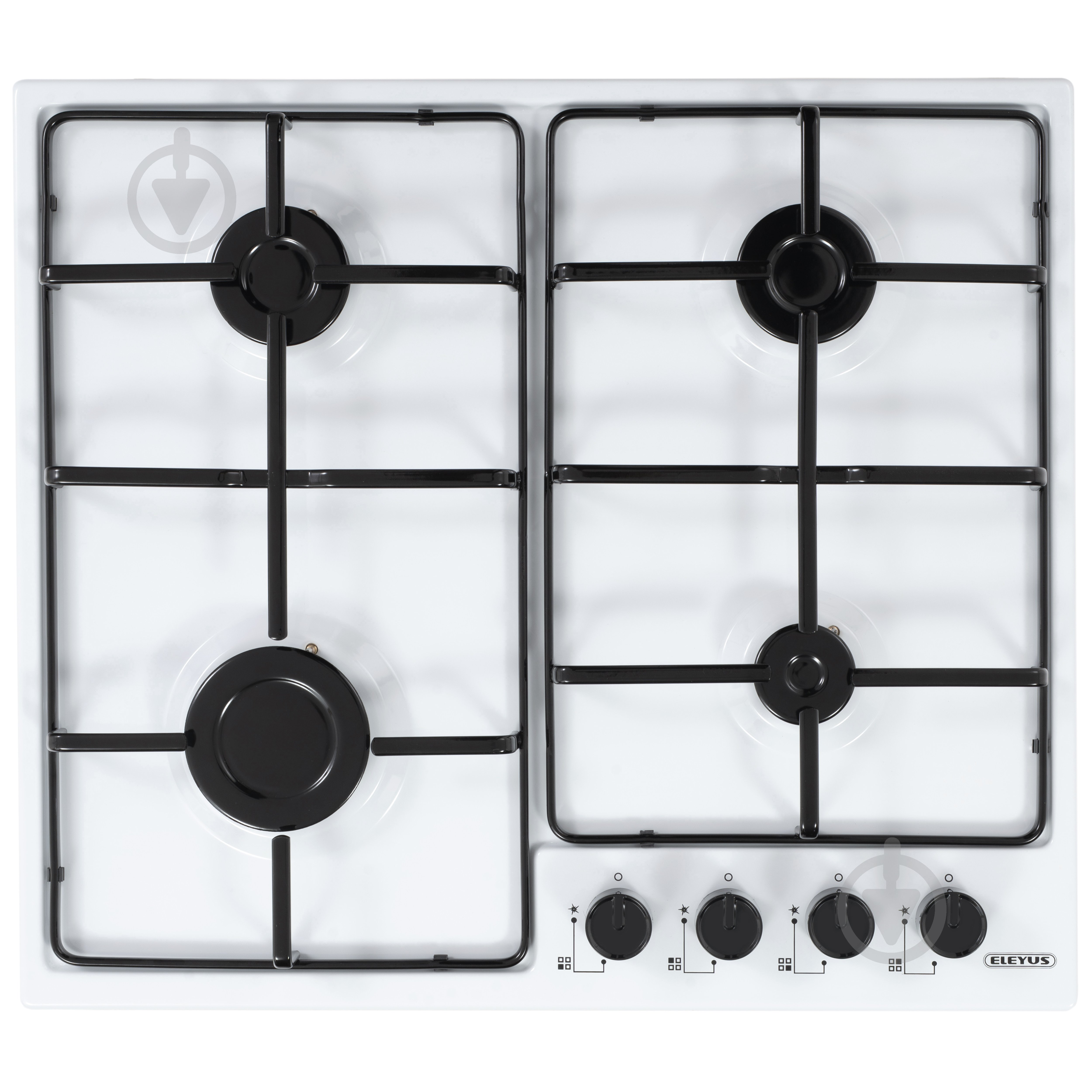 Варочная поверхность газовая Eleyus ALMERA 60 WH EF - фото 1