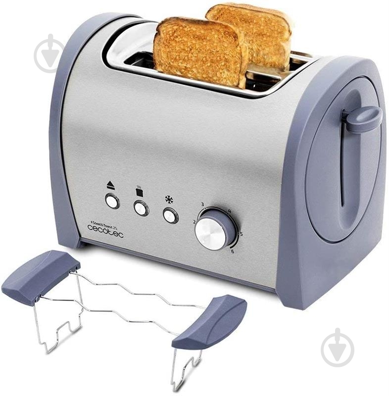 Тостер CECOTEC Steel&Toast 2S CCTC-03035 - фото 2