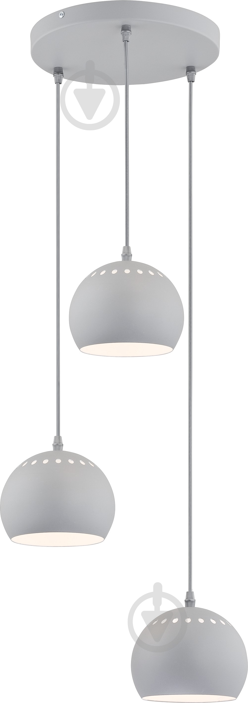 Подвес TK Lighting Yoda 3x60 Вт E27 серый 1827 - фото 1 Подвес TK Lighting Yoda 3x60 Вт E27 серый 1827 - фото 1