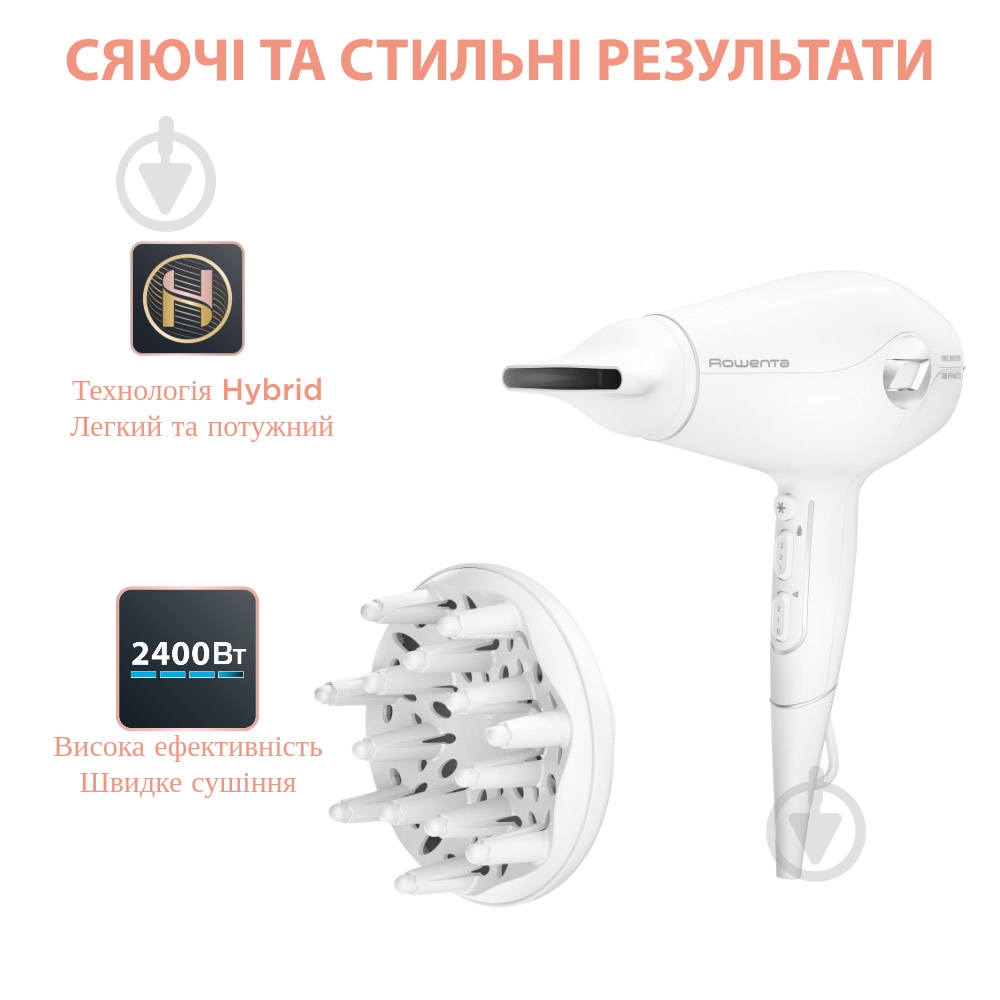 ВИТРИНА! Фен Rowenta Volumizer CV6130F0 - фото 4