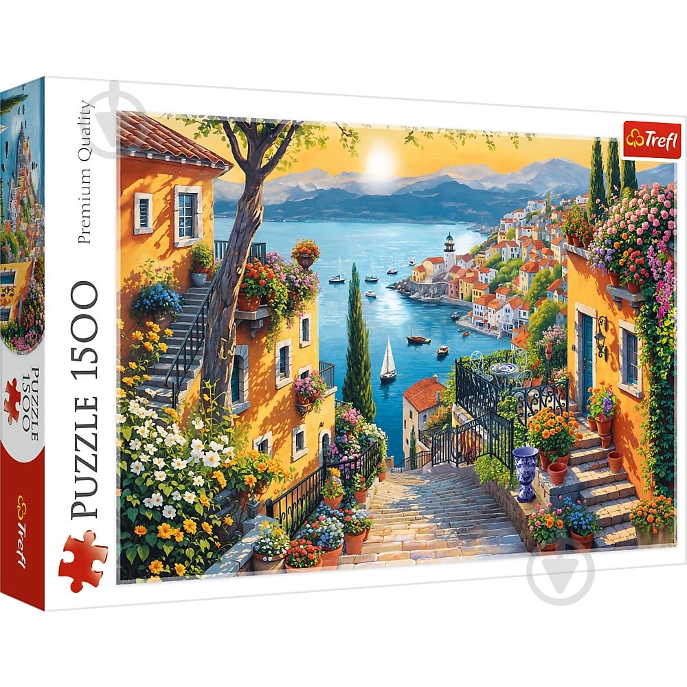 Пазли Trefl Вид на море 1500 елементів 26216 - фото 1 Пазли Trefl Вид на море 1500 елементів 26216 - фото 1