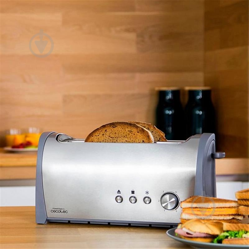 Тостер CECOTEC Steel&Toast 2L CCTC-03037 - фото 2