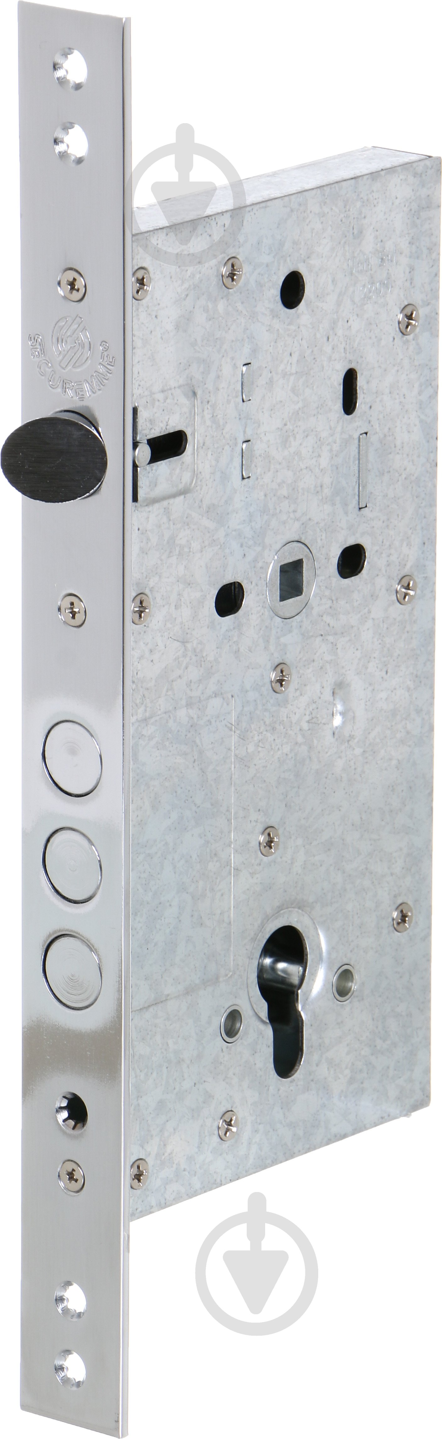 ᐉ Дверной замок входной Securemme 2061UCR60XX под цилиндр хром