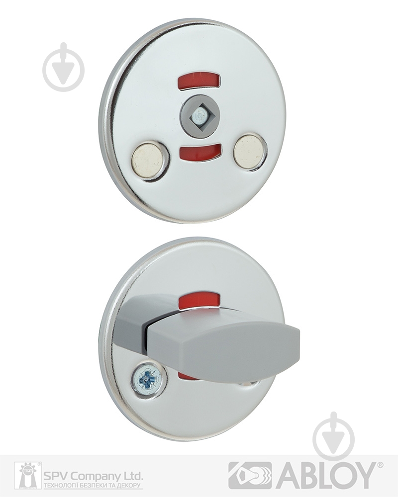 Накладка Abloy LH001 FIN ROUND 40 мм FE CR WC полированный хром - фото 1