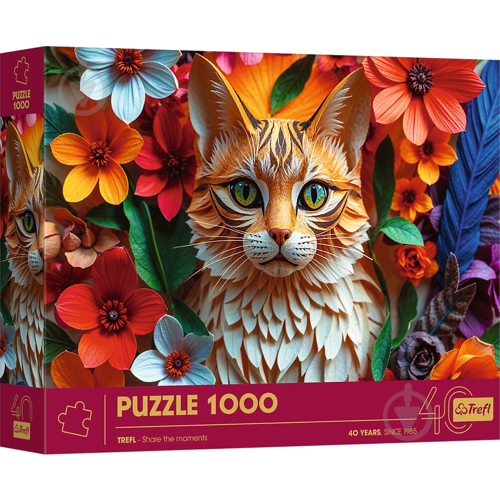 Пазли Trefl Jubileusz Кіт 1000 елементів 40040 - фото 1