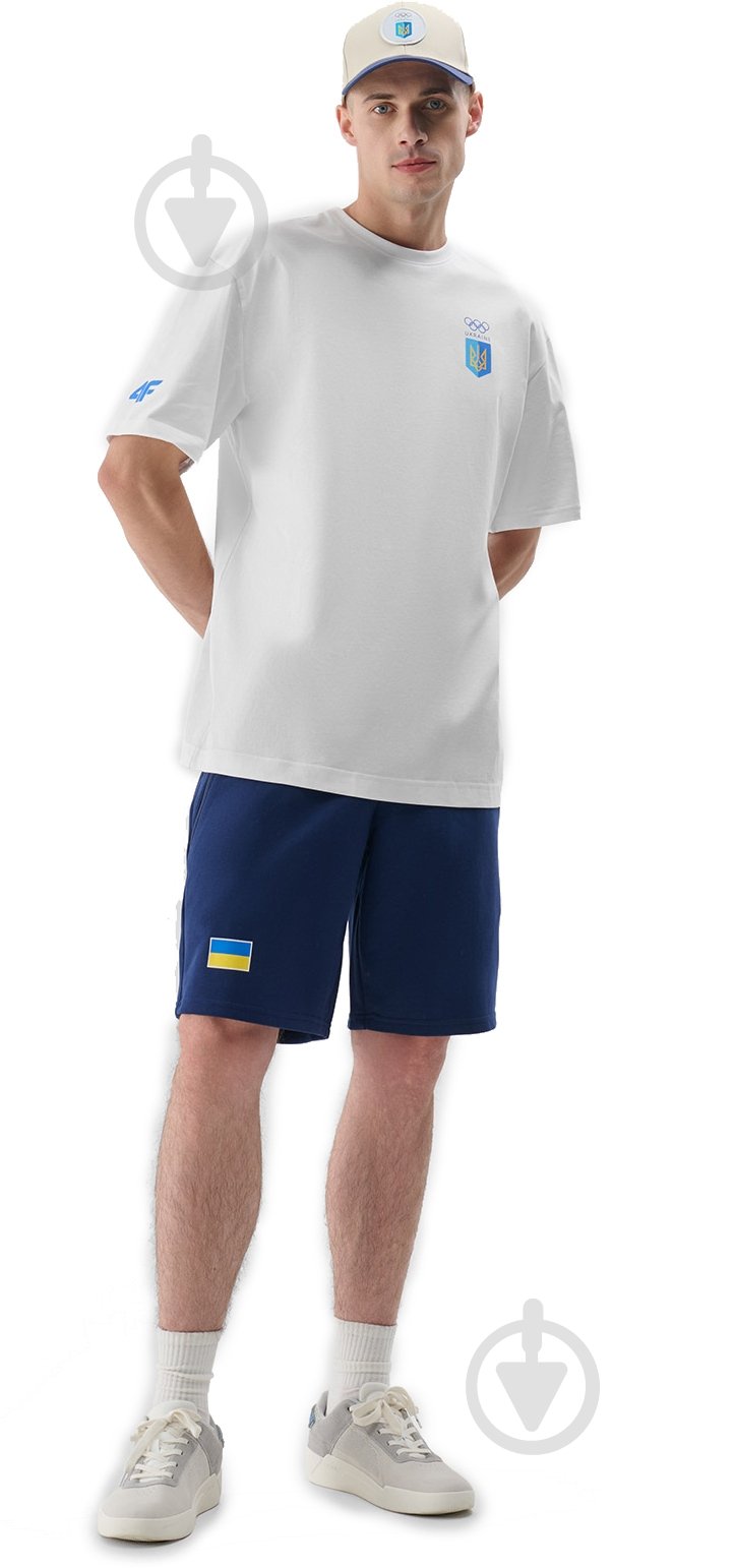 Футболка 4F 4FOSS24TTSHM2214-10S р.M білий - фото 5 Футболка 4F 4FOSS24TTSHM2214-10S р.M білий - фото 5