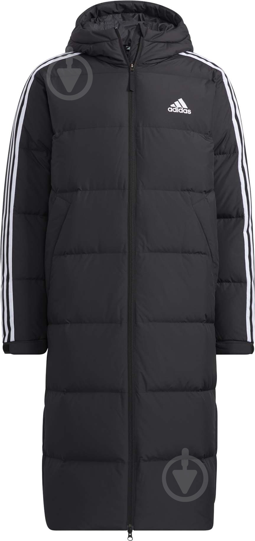 Пуховик мужской Adidas 3ST LONG COAT H20760 р.M черный - фото 3 Пуховик мужской Adidas 3ST LONG COAT H20760 р.M черный - фото 3