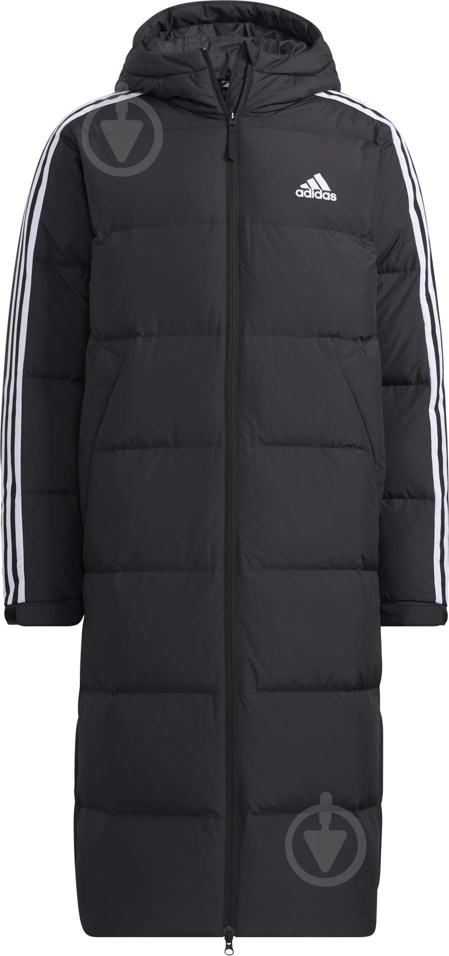 Пуховик мужской Adidas 3ST LONG COAT H20760 р.M черный - фото 4 Пуховик мужской Adidas 3ST LONG COAT H20760 р.M черный - фото 4