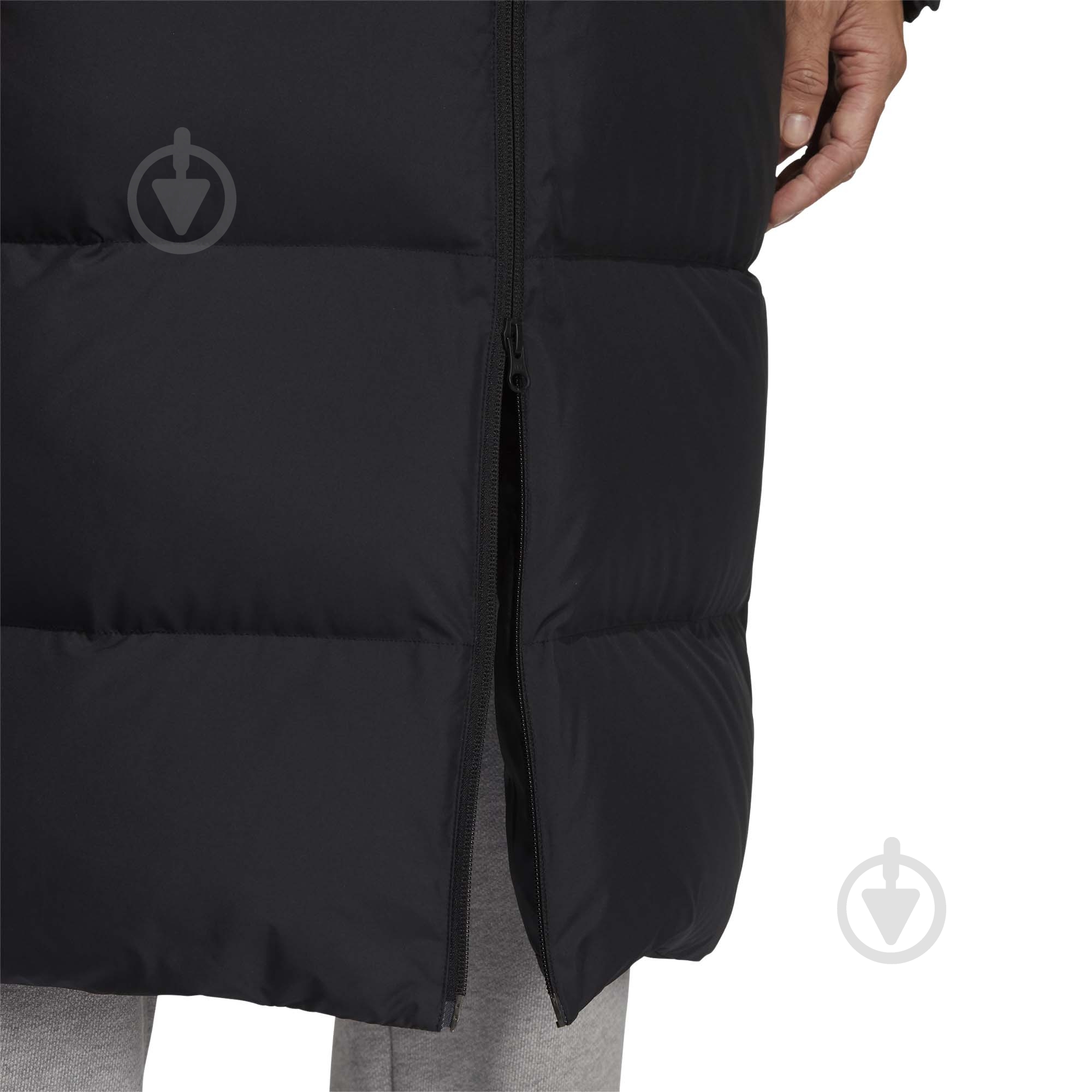Пуховик мужской Adidas 3ST LONG COAT H20760 р.M черный - фото 8 Пуховик мужской Adidas 3ST LONG COAT H20760 р.M черный - фото 8