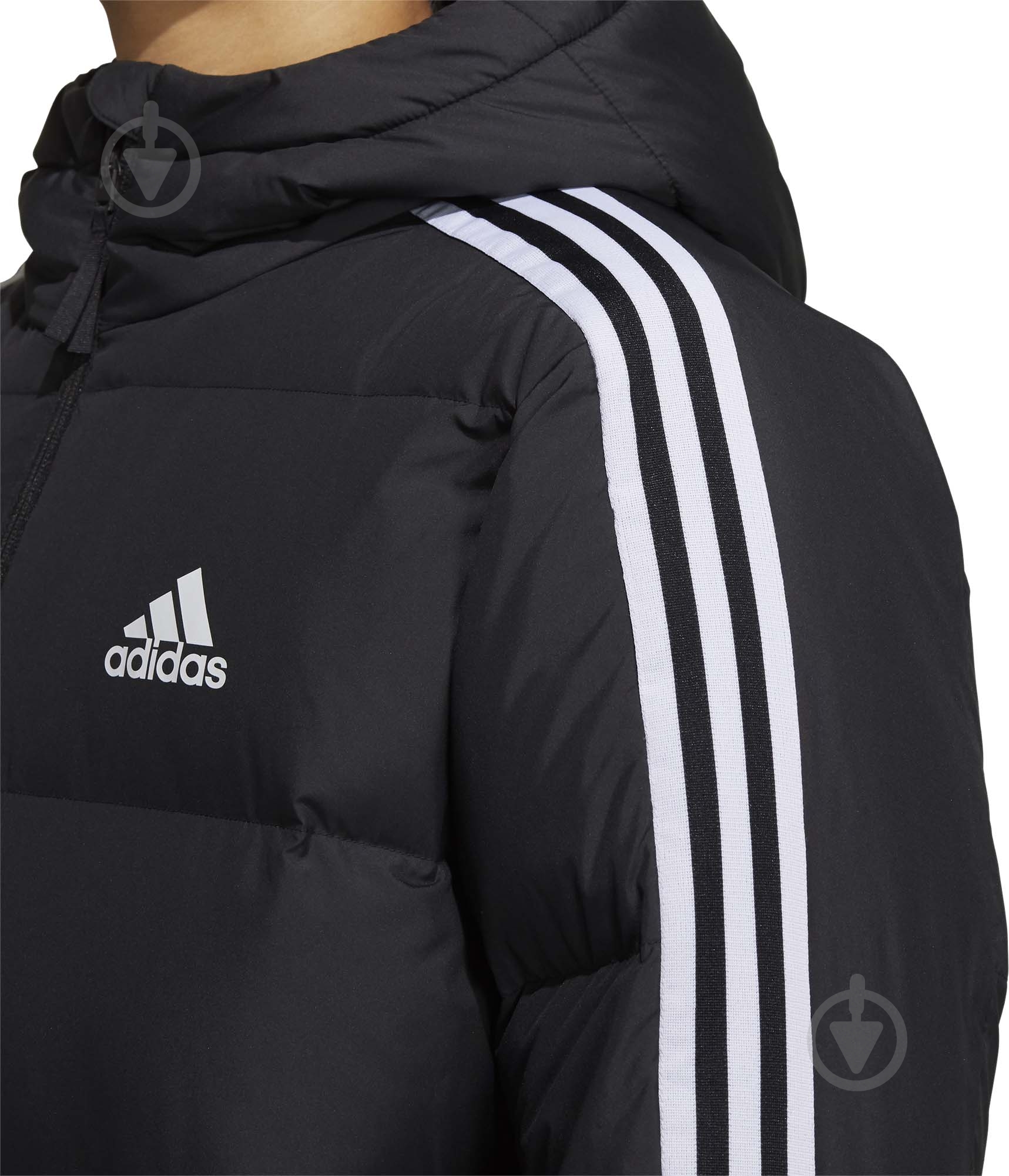 Пуховик мужской Adidas 3ST LONG COAT H20760 р.M черный - фото 9 Пуховик мужской Adidas 3ST LONG COAT H20760 р.M черный - фото 9