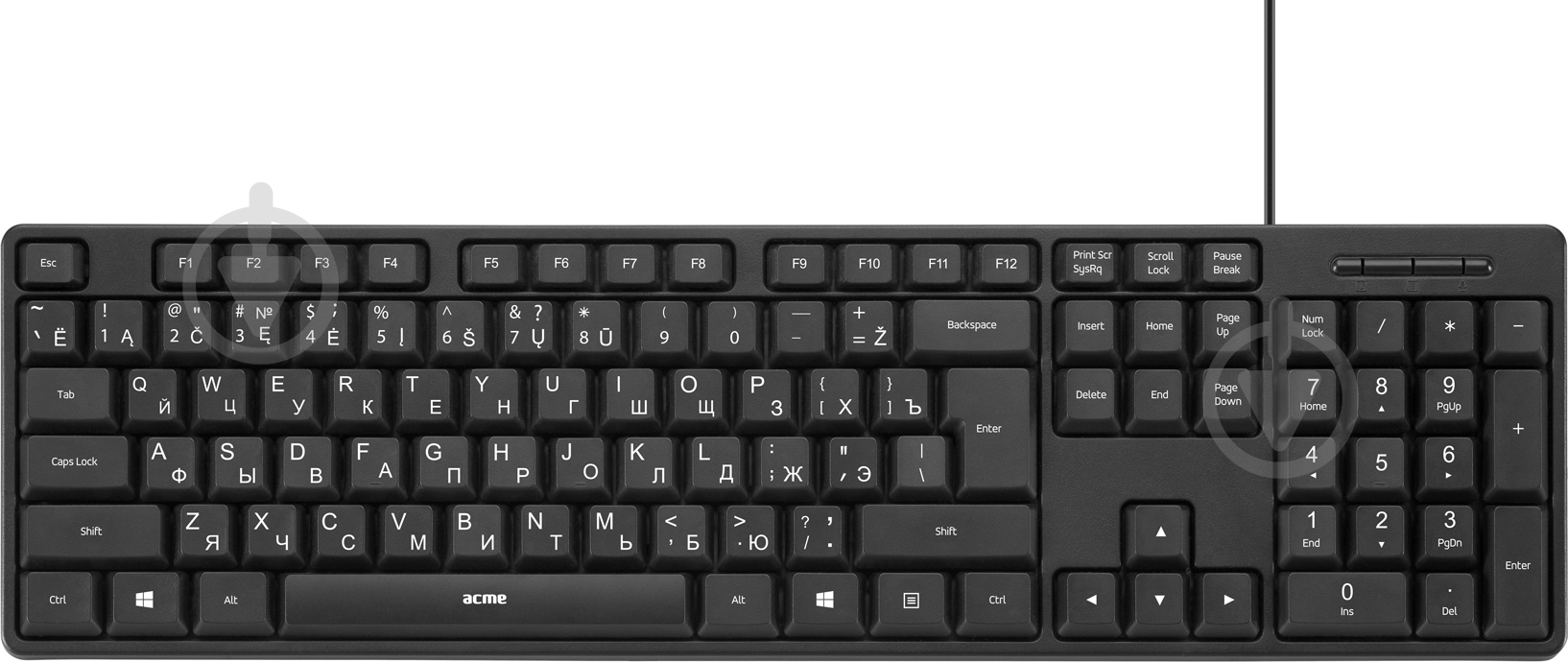 Клавиатура Acme KS06 Basic keyboard (4770070878118) - фото 1