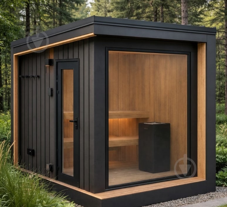 Модульна сауна стандарт 2,4х2,4х2,55 м - фото 4