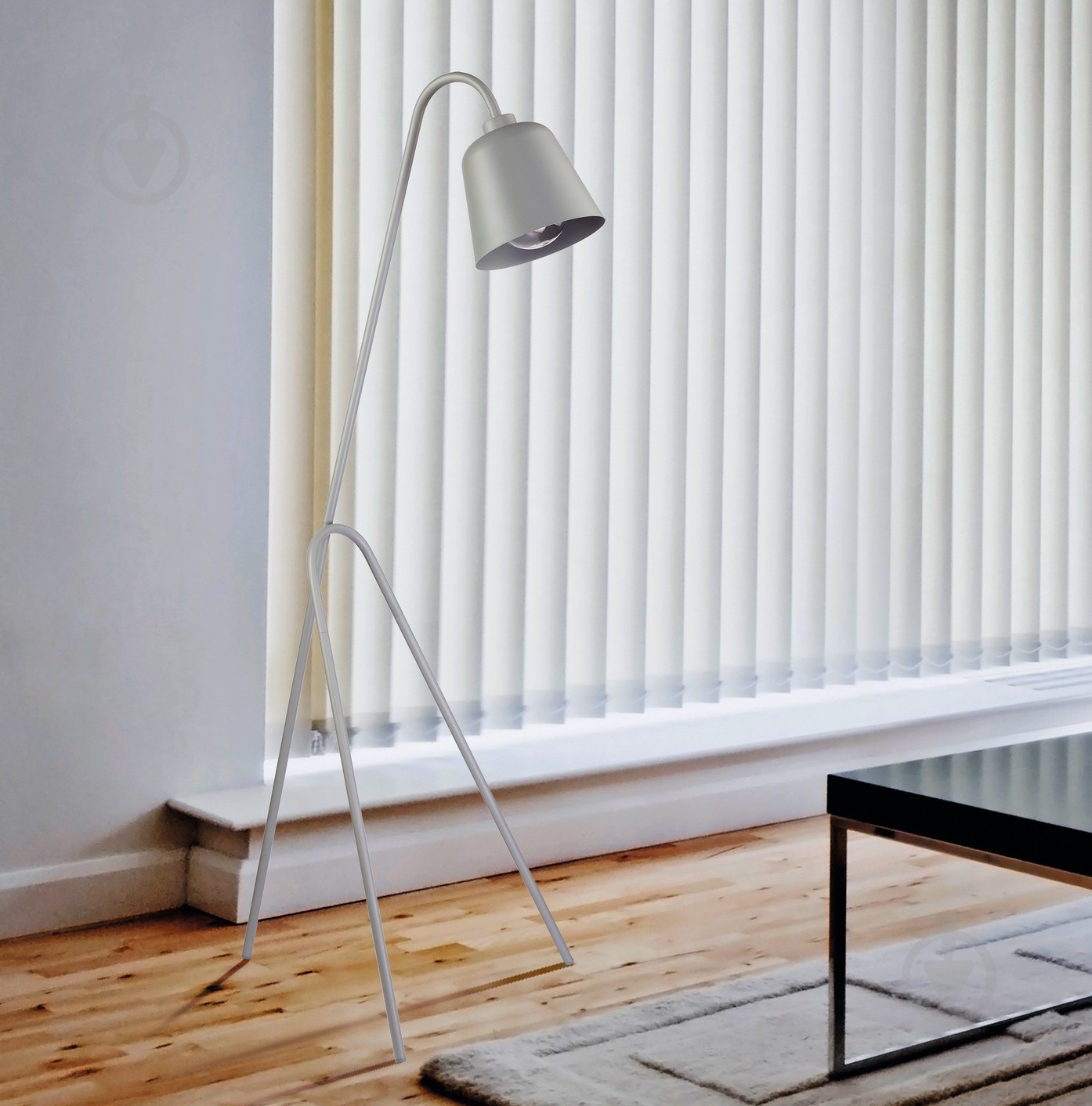 Торшер TK Lighting Lami 60 Вт E27 серый 2981 - фото 2