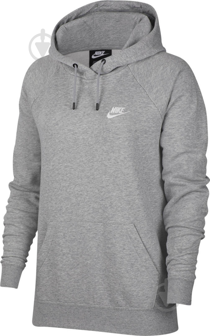 Джемпер Nike W NSW ESSNTL HOODIE PO FLC BV4124-063 р. XL сірий - фото 1