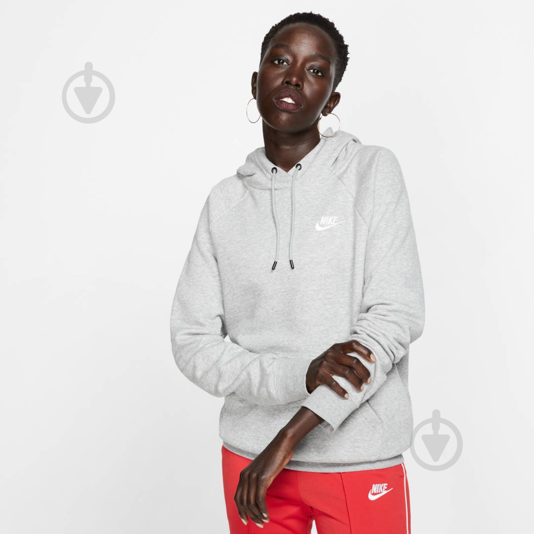 Джемпер Nike W NSW ESSNTL HOODIE PO FLC BV4124-063 р. XL сірий - фото 4