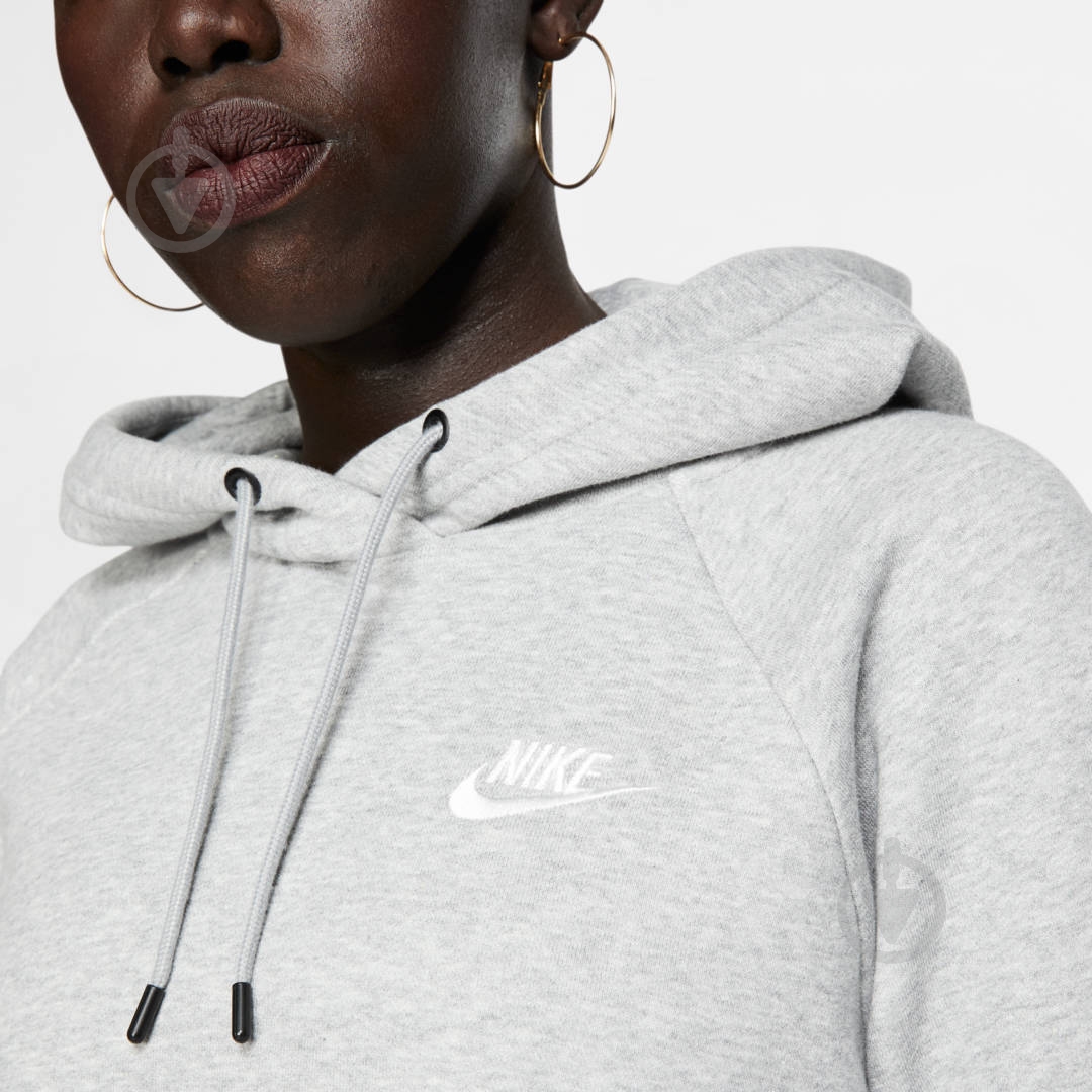 Джемпер Nike W NSW ESSNTL HOODIE PO FLC BV4124-063 р. XL сірий - фото 6