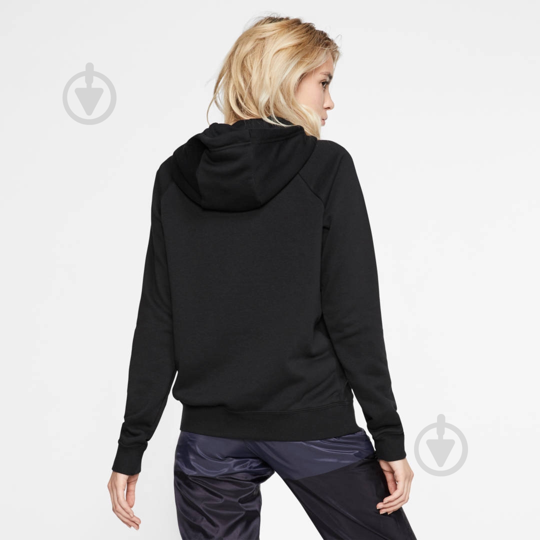 Джемпер Nike W NSW ESSNTL HOODIE PO FLC HBR BV4126-010 р. XL чорний - фото 5