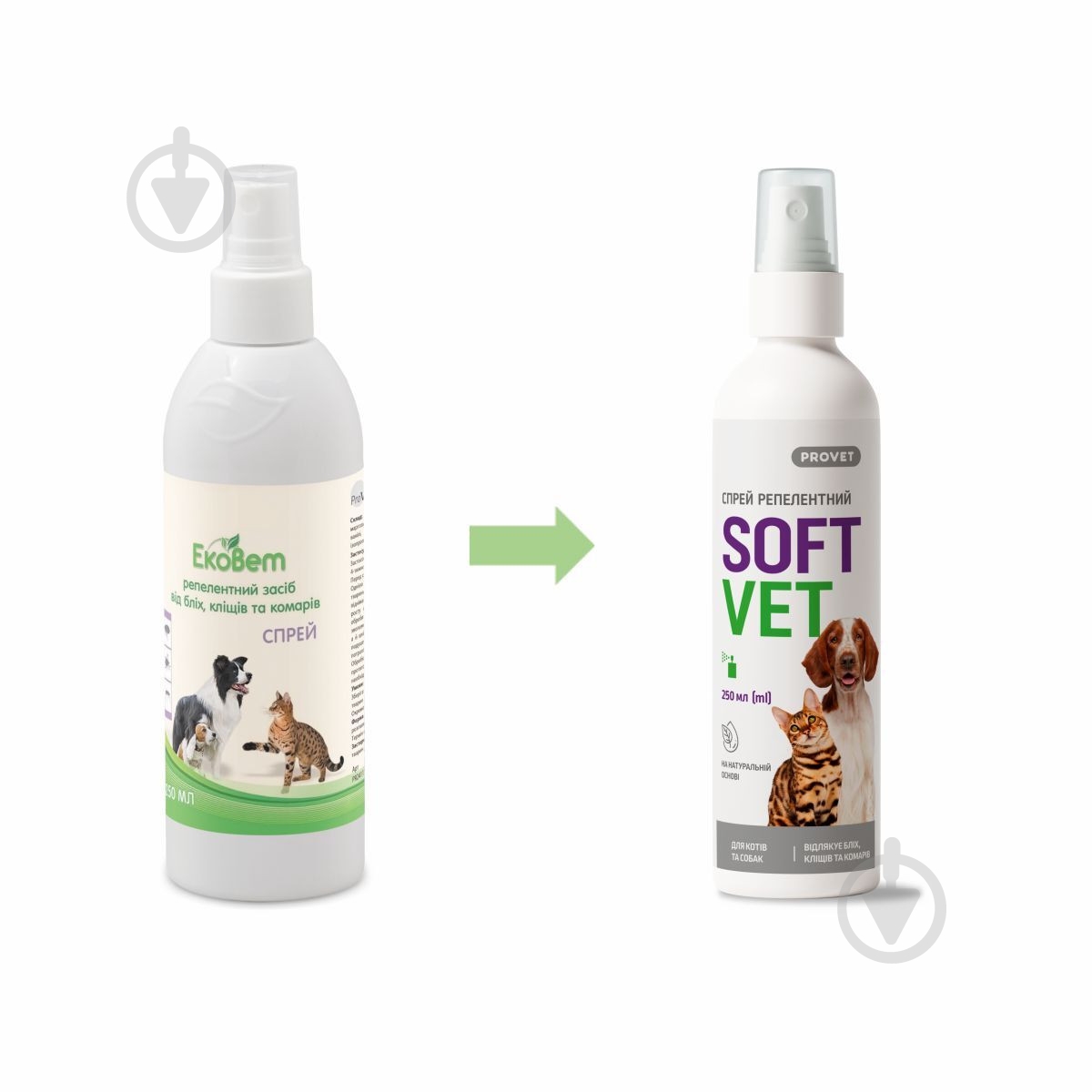 Спрей репеллентный ProVET SOFTVET 250 мл - фото 2 Спрей репеллентный ProVET SOFTVET 250 мл - фото 2