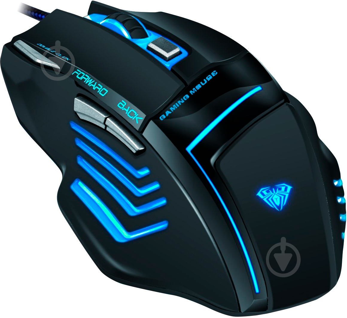 Мышь AULA Ghost Shark Expert Gaming Mouse (6948391211060) black - фото 3 Мышь AULA Ghost Shark Expert Gaming Mouse (6948391211060) black - фото 3