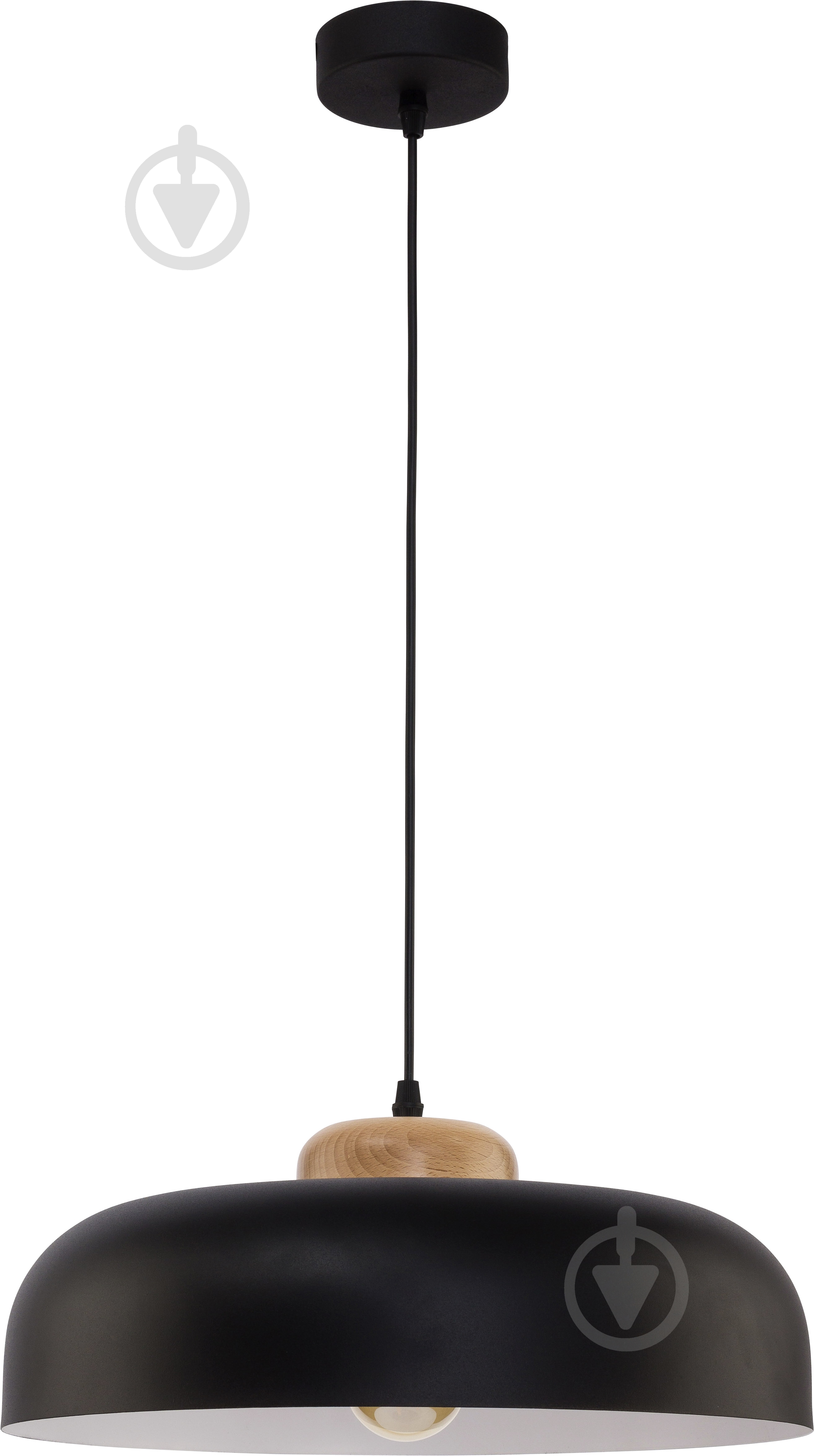 Подвес TK Lighting Steel 1x60 Вт E27 черный/дерево 2376 - фото 1 Подвес TK Lighting Steel 1x60 Вт E27 черный/дерево 2376 - фото 1