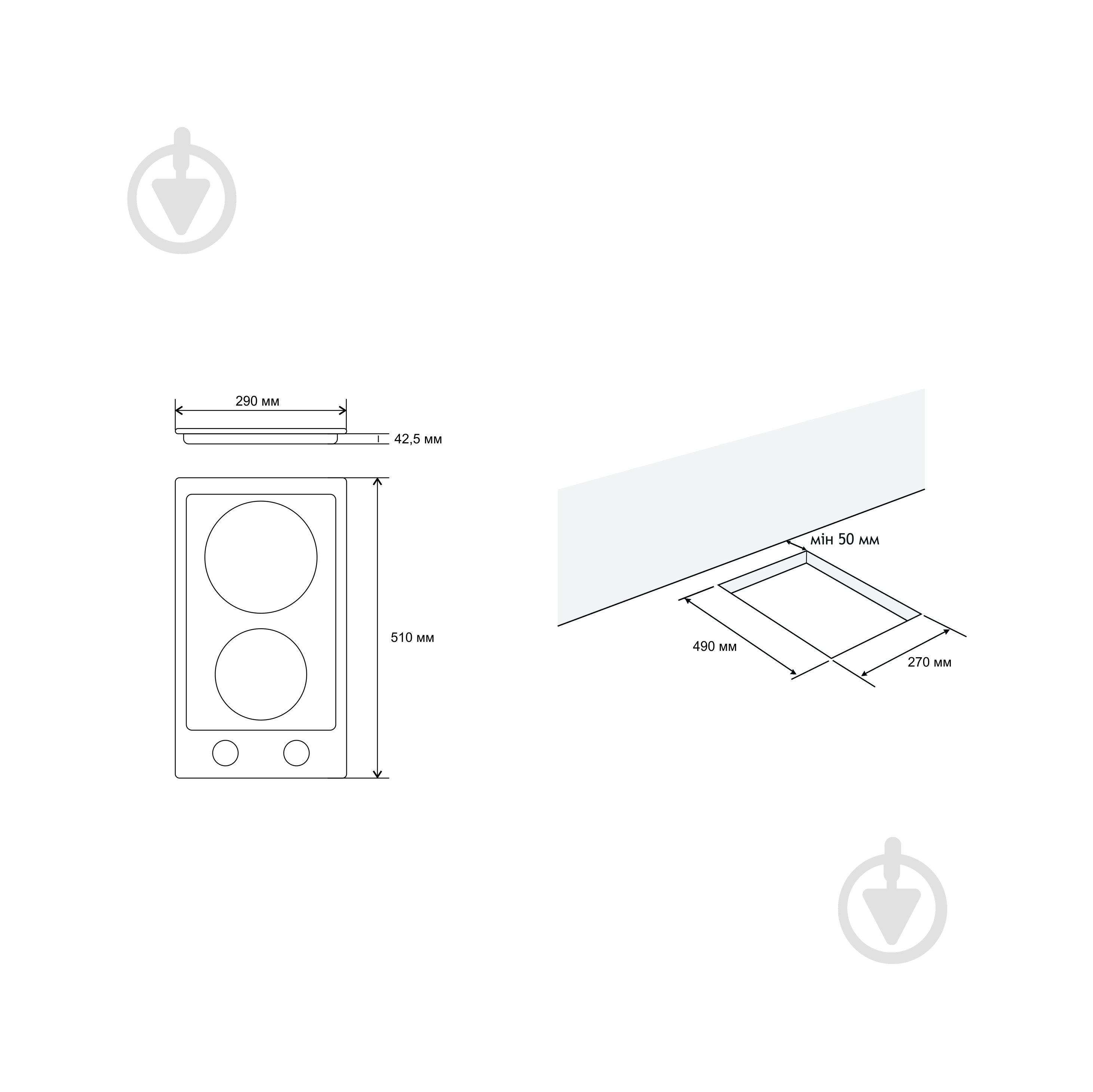 Варильна поверхня електрична Eleyus GERDA 311 BL H - фото 11 Варильна поверхня електрична Eleyus GERDA 311 BL H - фото 11
