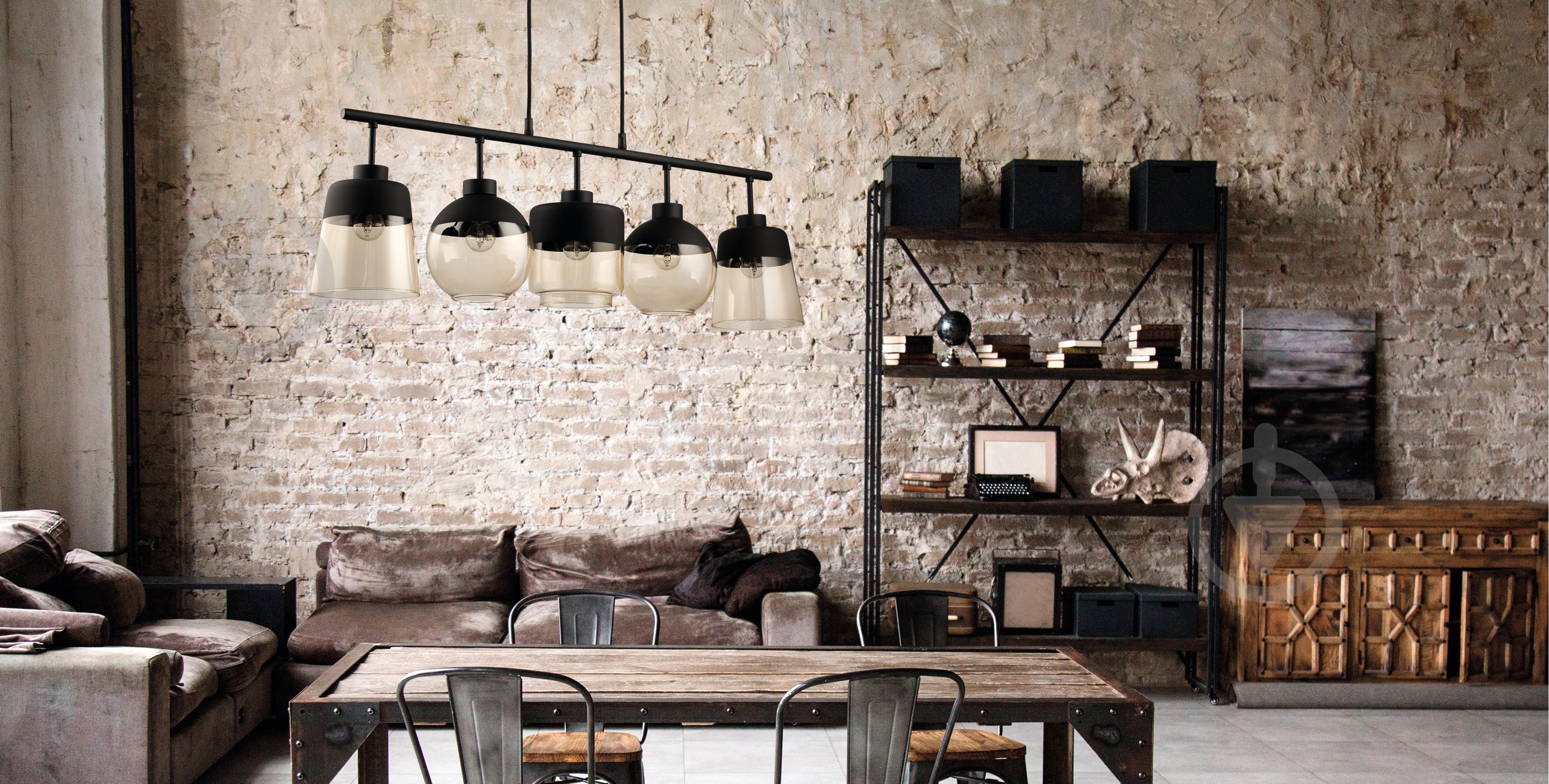 Подвес TK Lighting Amber 1x60 Вт E27 черный 2380 - фото 2 Подвес TK Lighting Amber 1x60 Вт E27 черный 2380 - фото 2