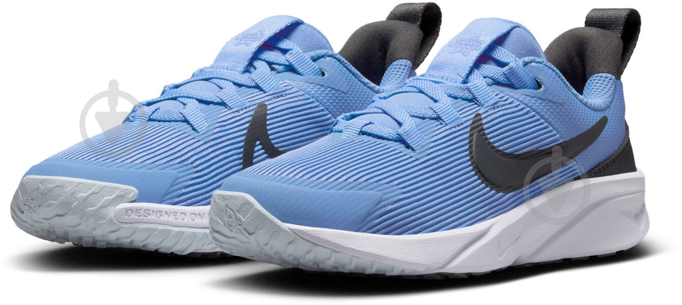Кроссовки для мальчиков Nike STAR RUNNER 4 DX7614-408 р.32 синие - фото 5