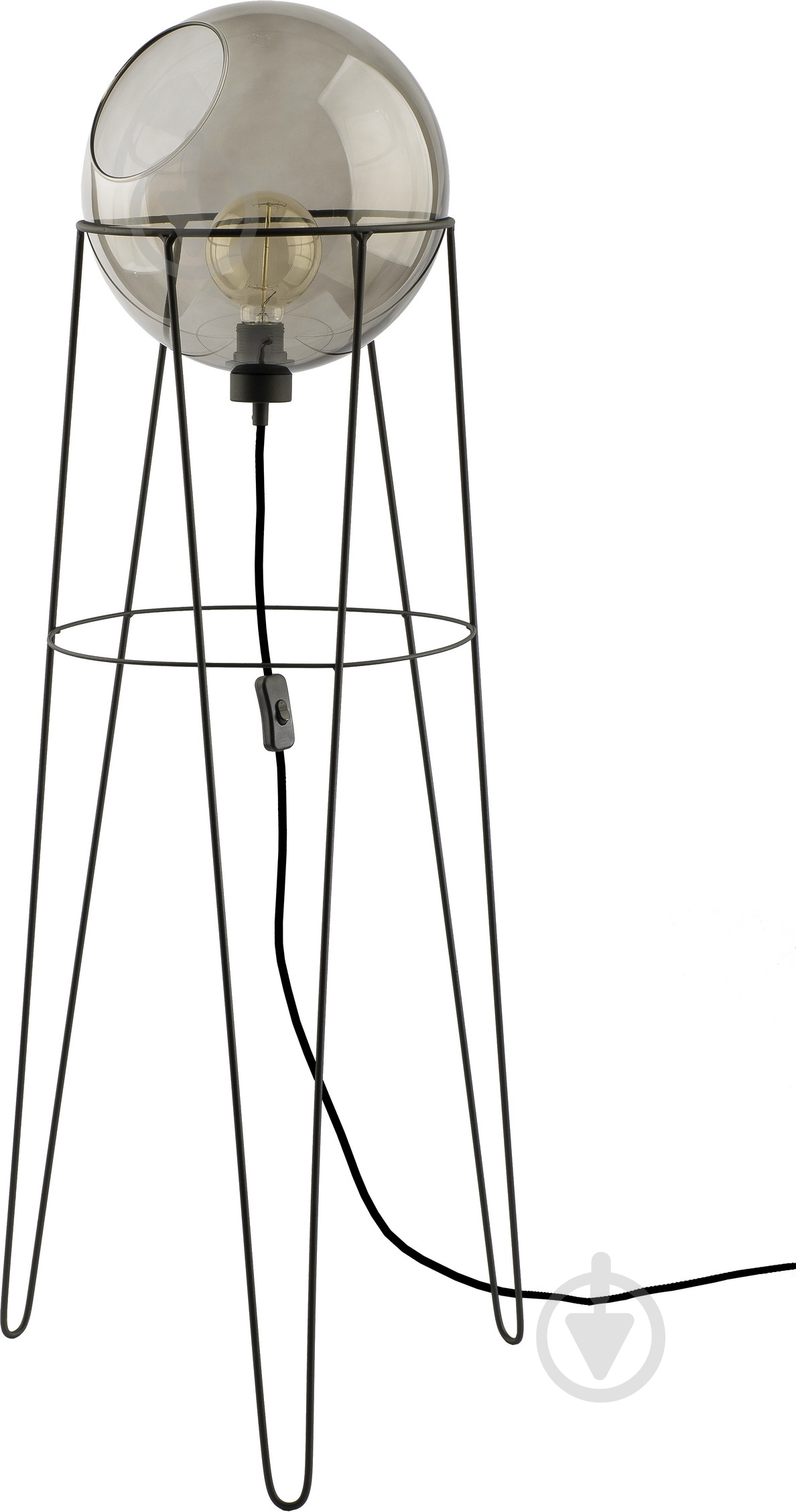 Торшер TK Lighting Pobo 60 Вт E27 графит/черный 2970 - фото 1