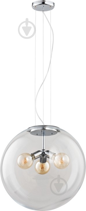 Подвес TK Lighting Globo 3x60 Вт E27 прозрачный 2169 - фото 1