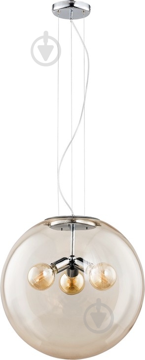 Подвес TK Lighting Globo 3x60 Вт E27 янтарный 2170 - фото 1