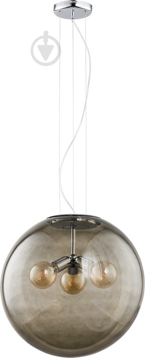Подвес TK Lighting Globo 3x60 Вт E27 графит 2171 - фото 1